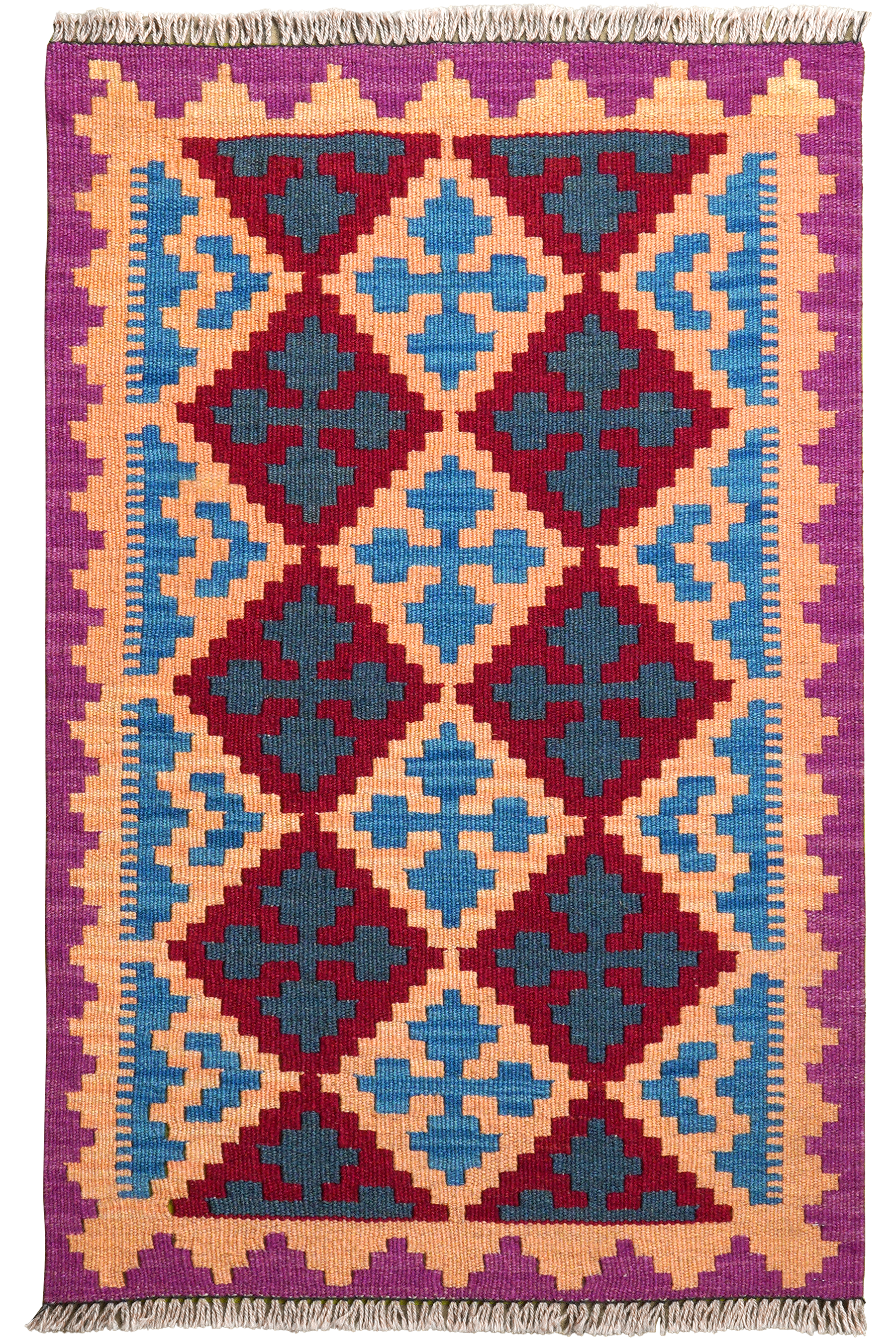 Kilim Gashgai Teppich Mehrfarbig