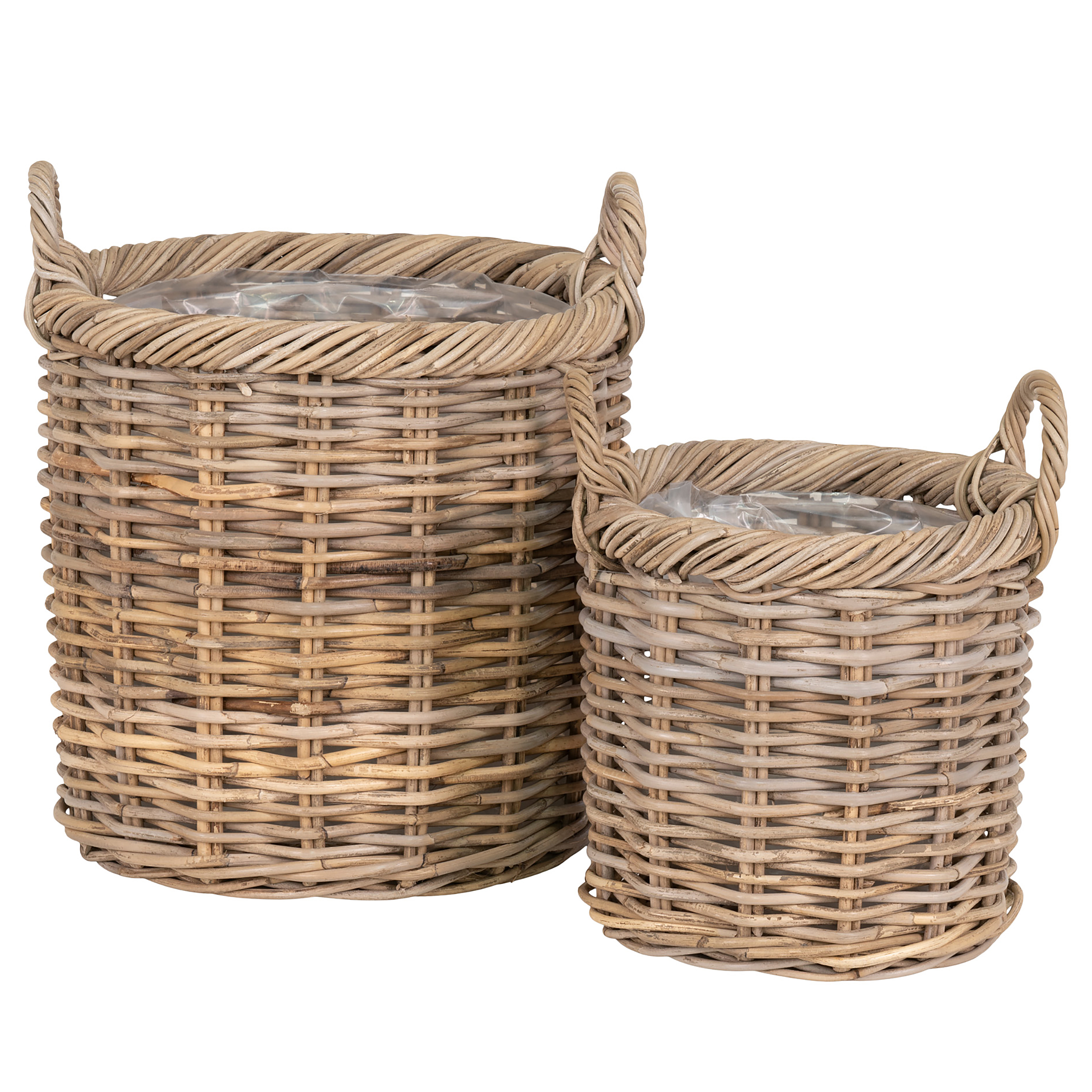 Aufbewahrungskorbset Guuwa 2er Set Rattan Braun