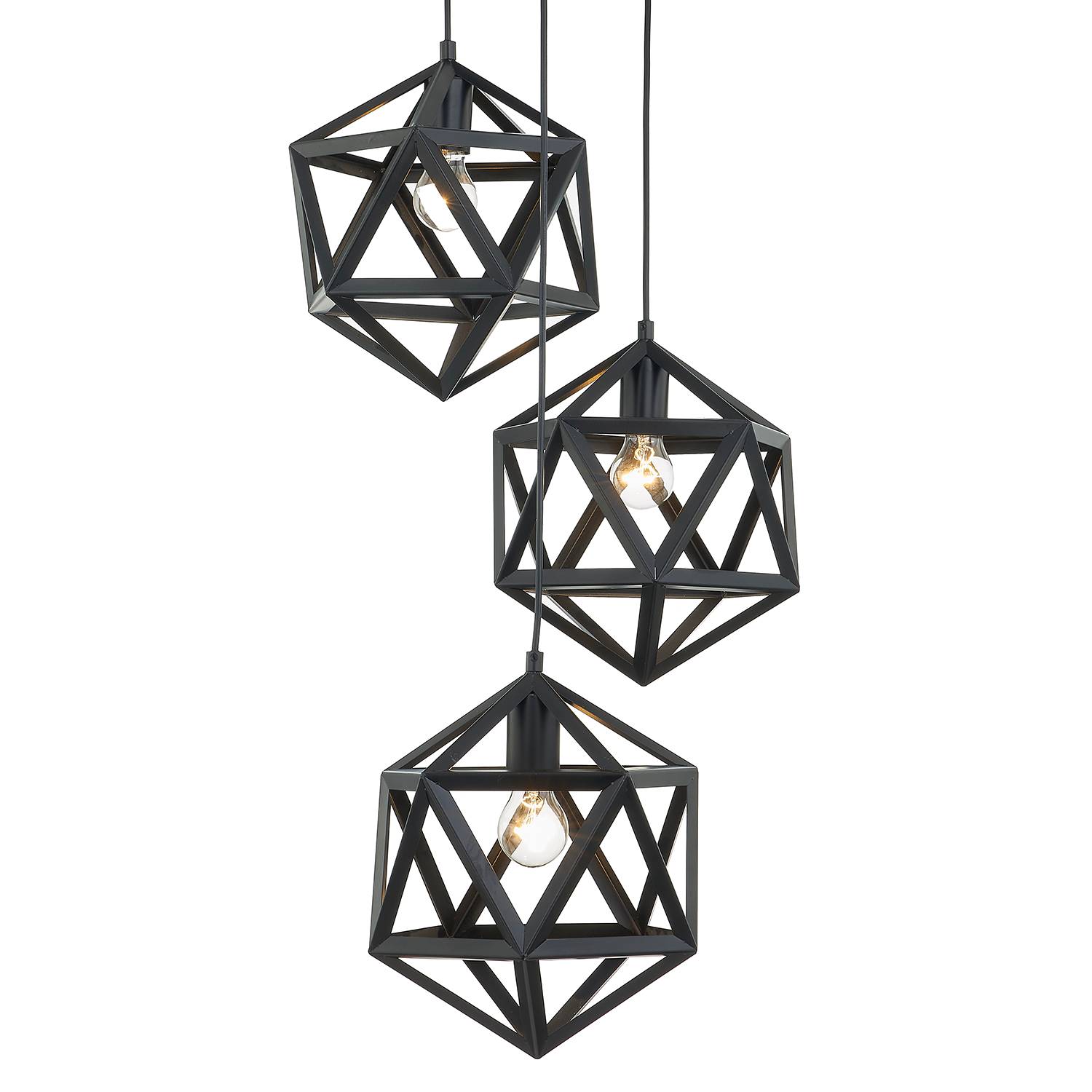 Le Verdier Pendant Lamp Iron 3-light
