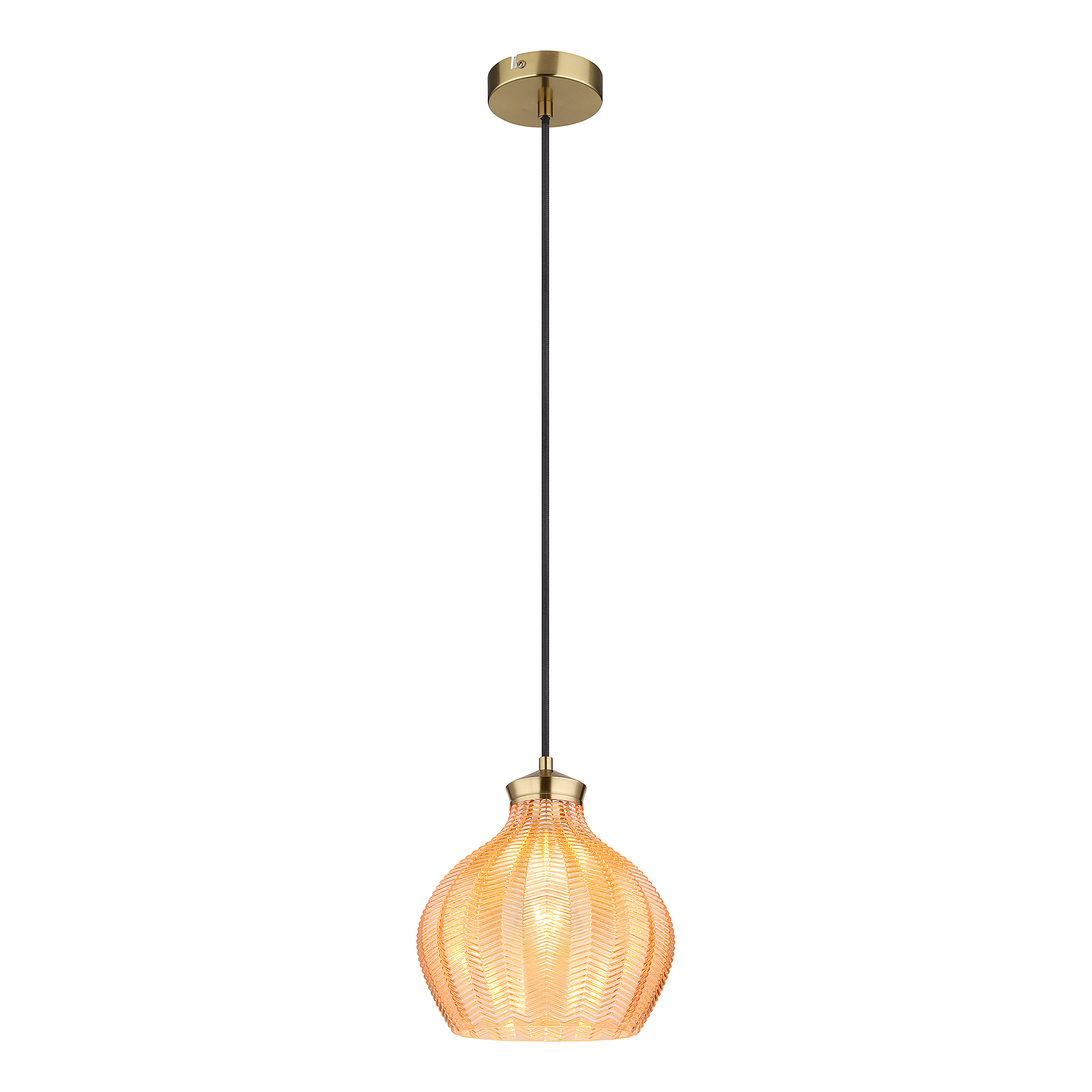 Jessica Type C Pendant Lamp Colored Glass Iron 1-light