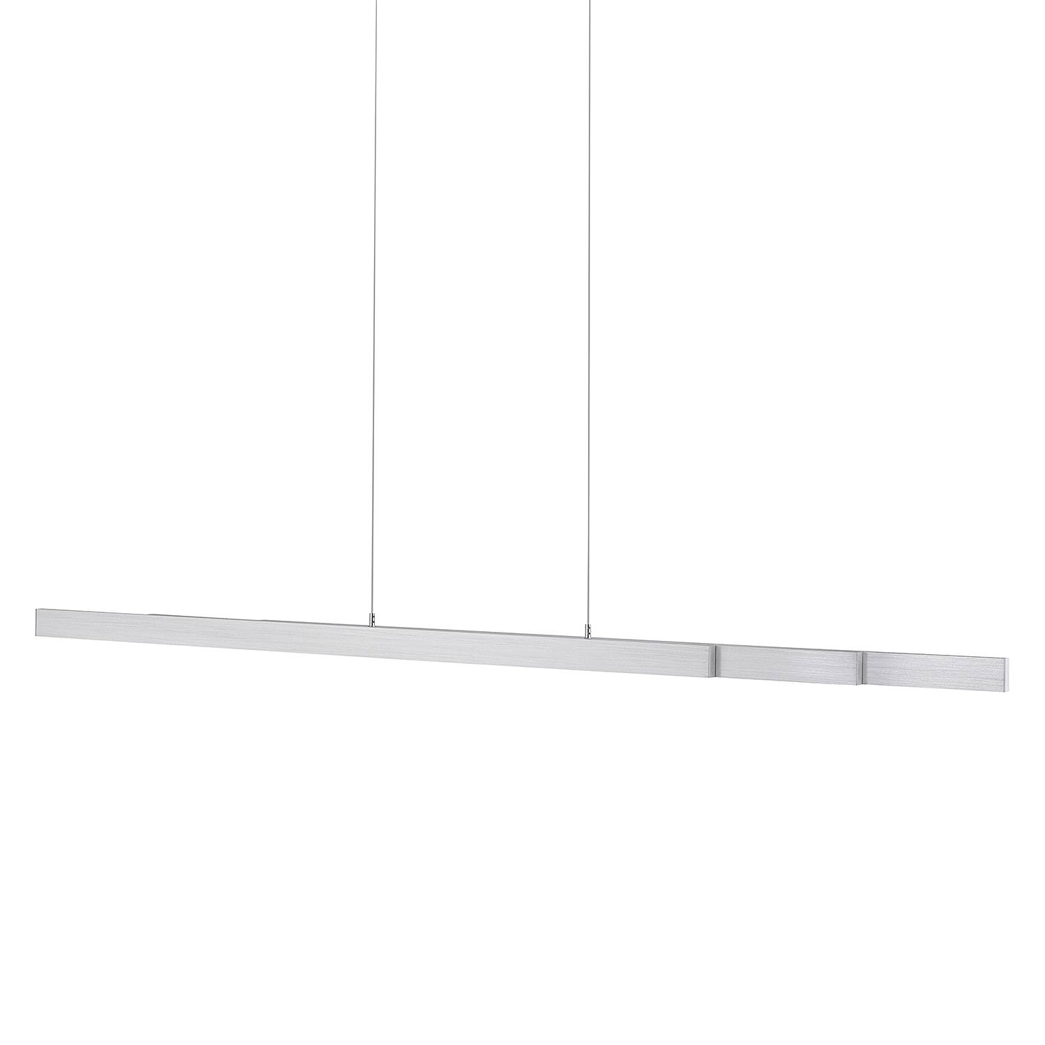 3-Flammig LED-Pendelleuchte Luzi Aluminium Weiß