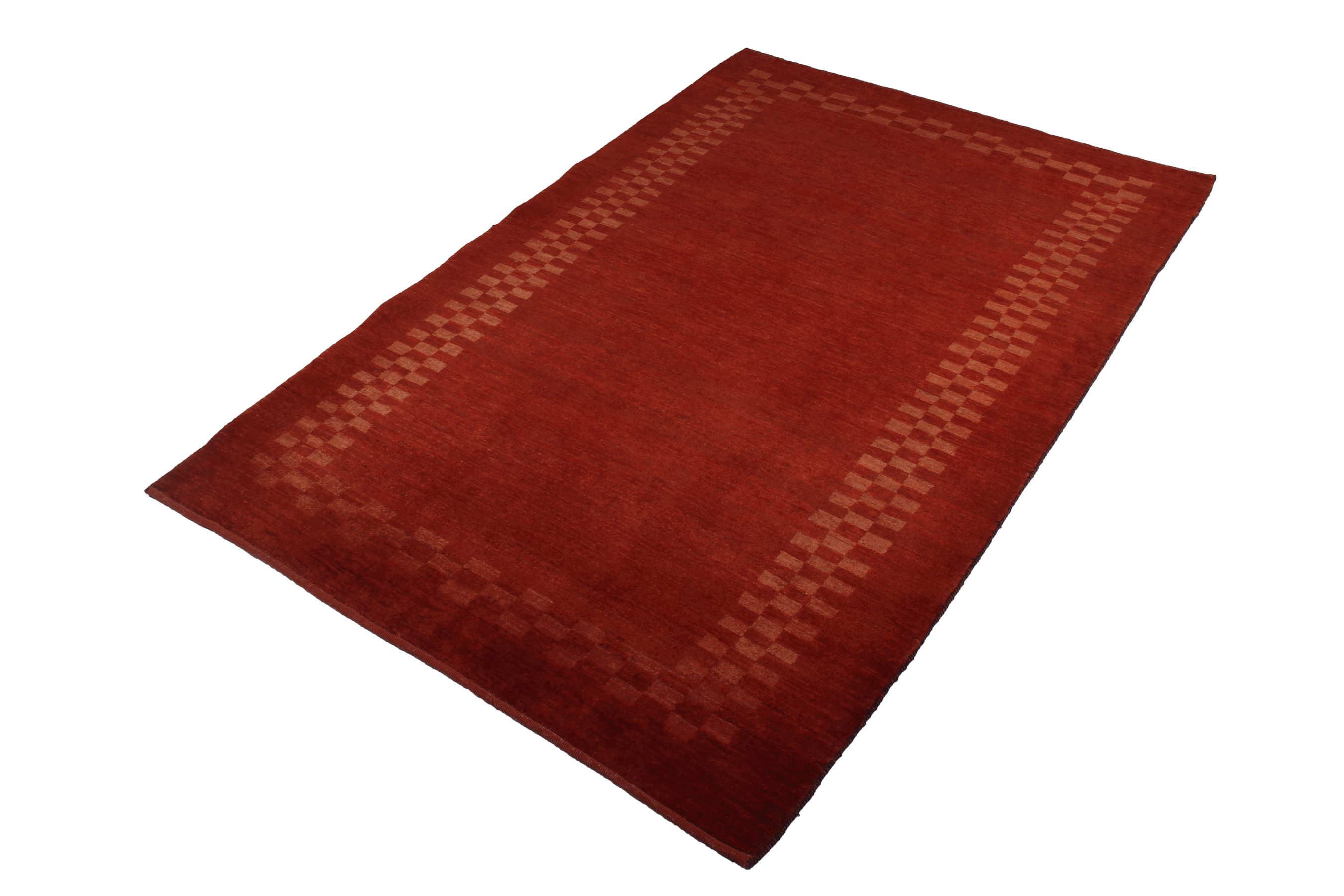 Rizbaf Gabbeh Teppich Wolle Rot