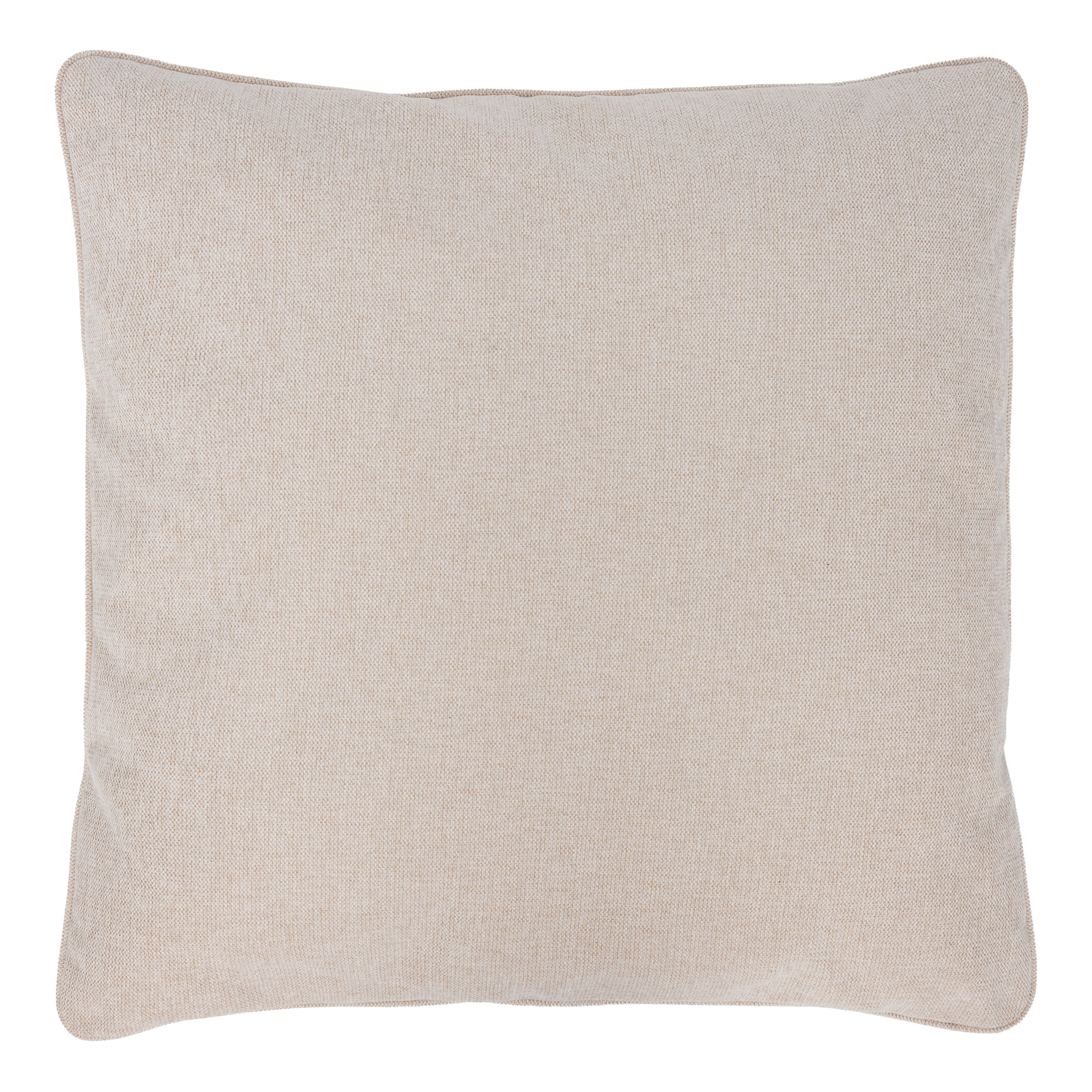 HUDSON XL Lounge Cushion Set of 2 Woven Fabric Beige