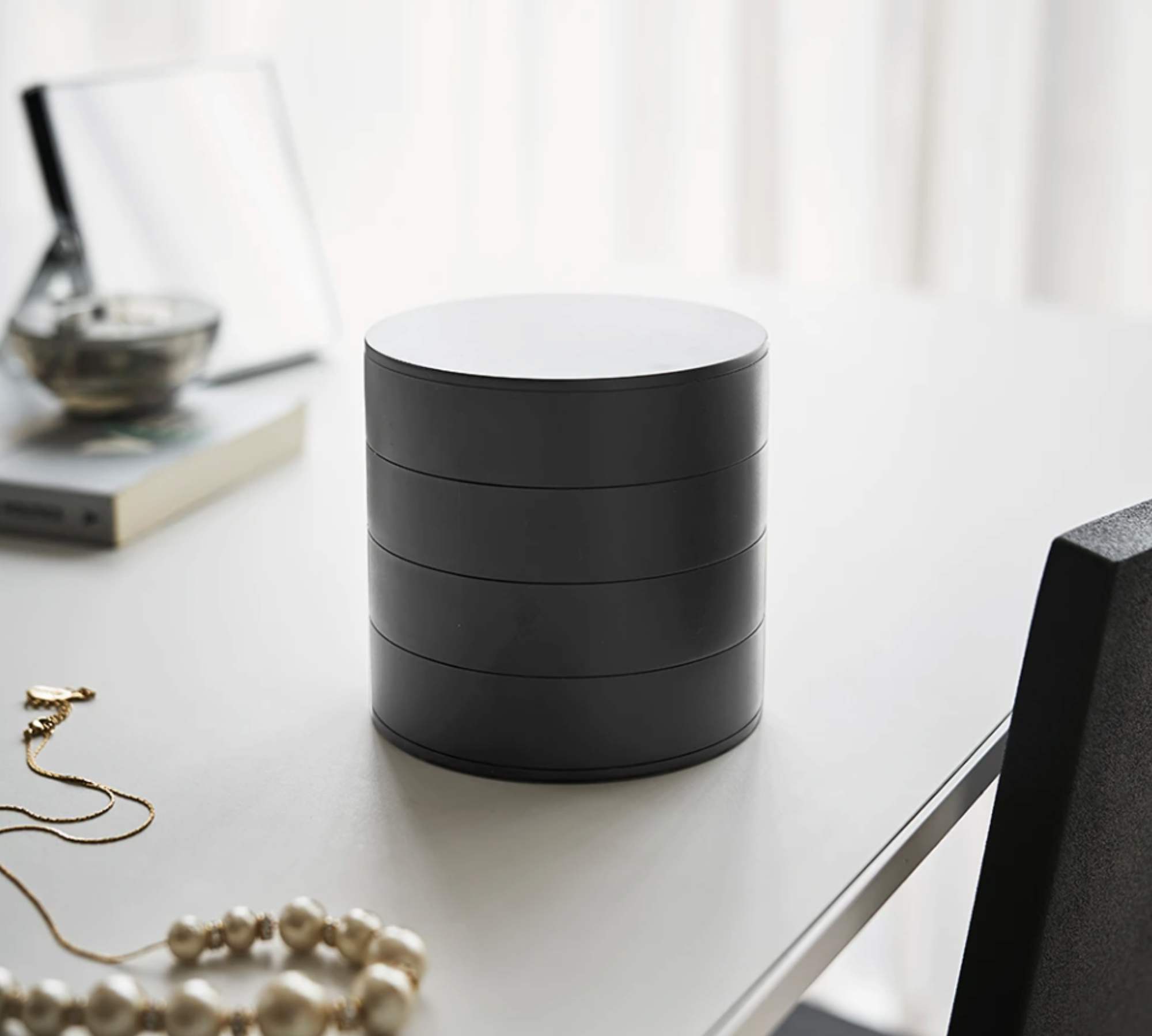 Schmuckdose Tower Schwarz