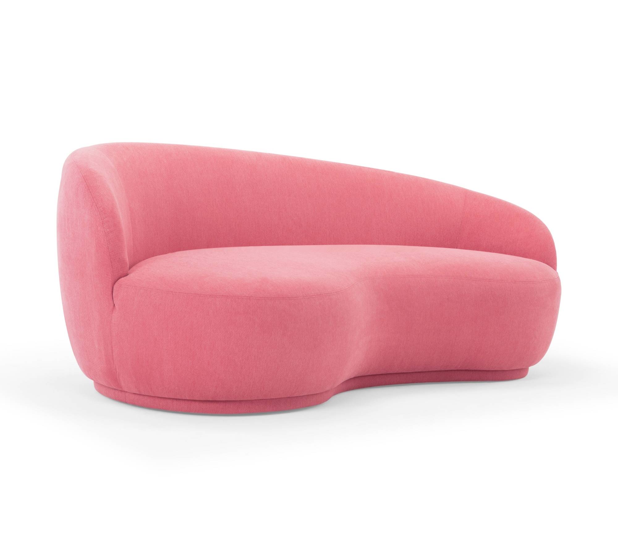 Rose Sofa 2,5-Sitzer Firenze Bubble Gum