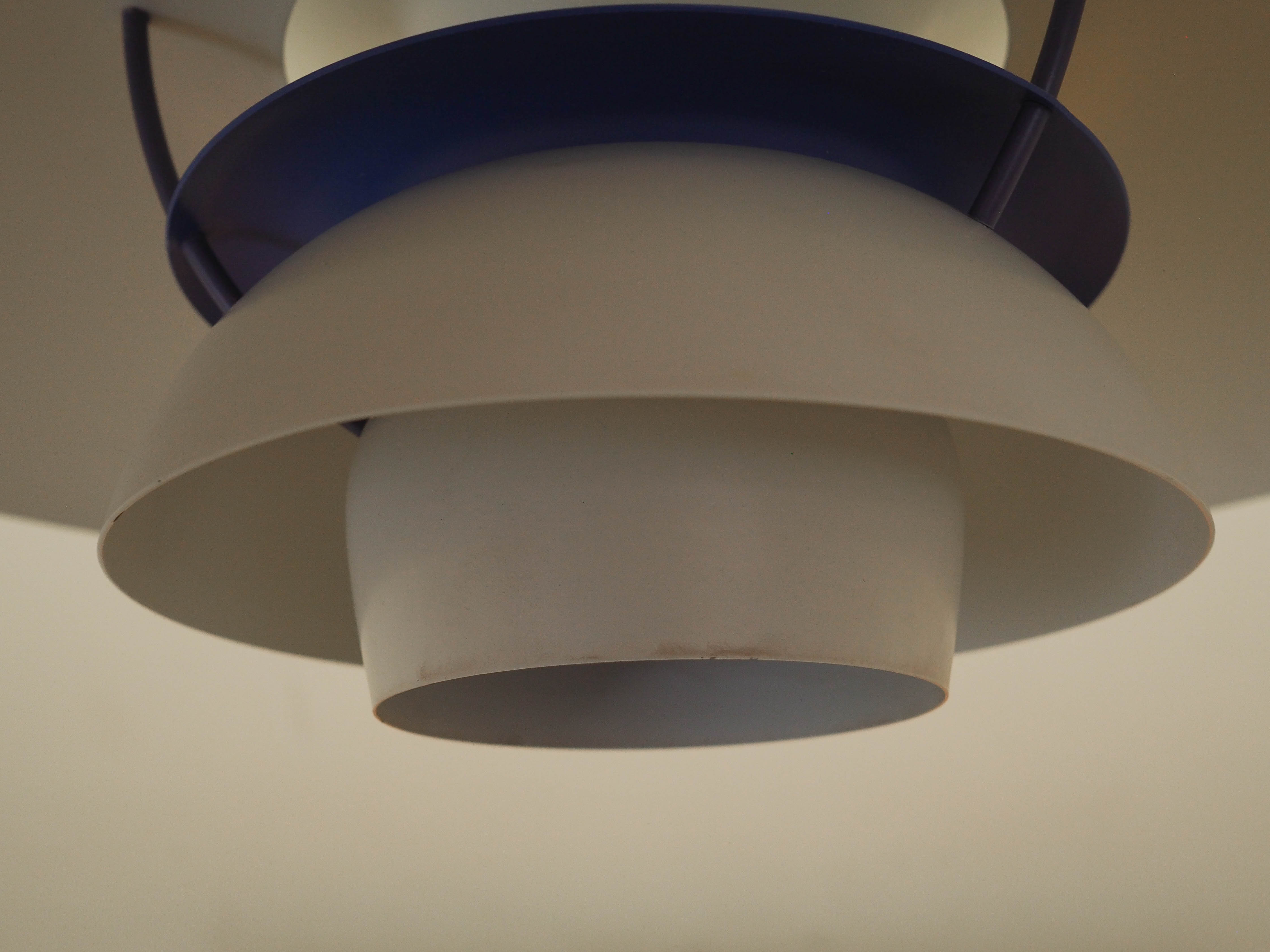 PH5 Pendant Lamp Metal Beige 1970s