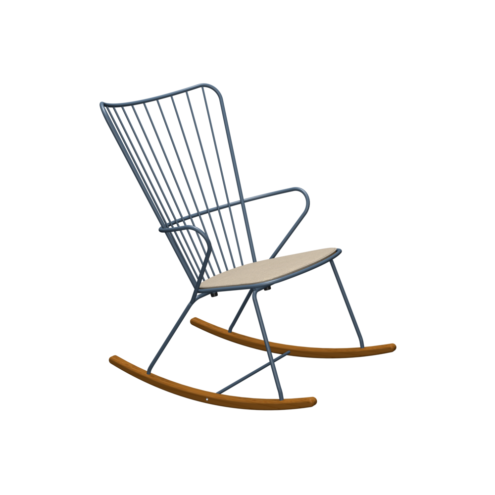 PAON Schaukelstuhl Blau