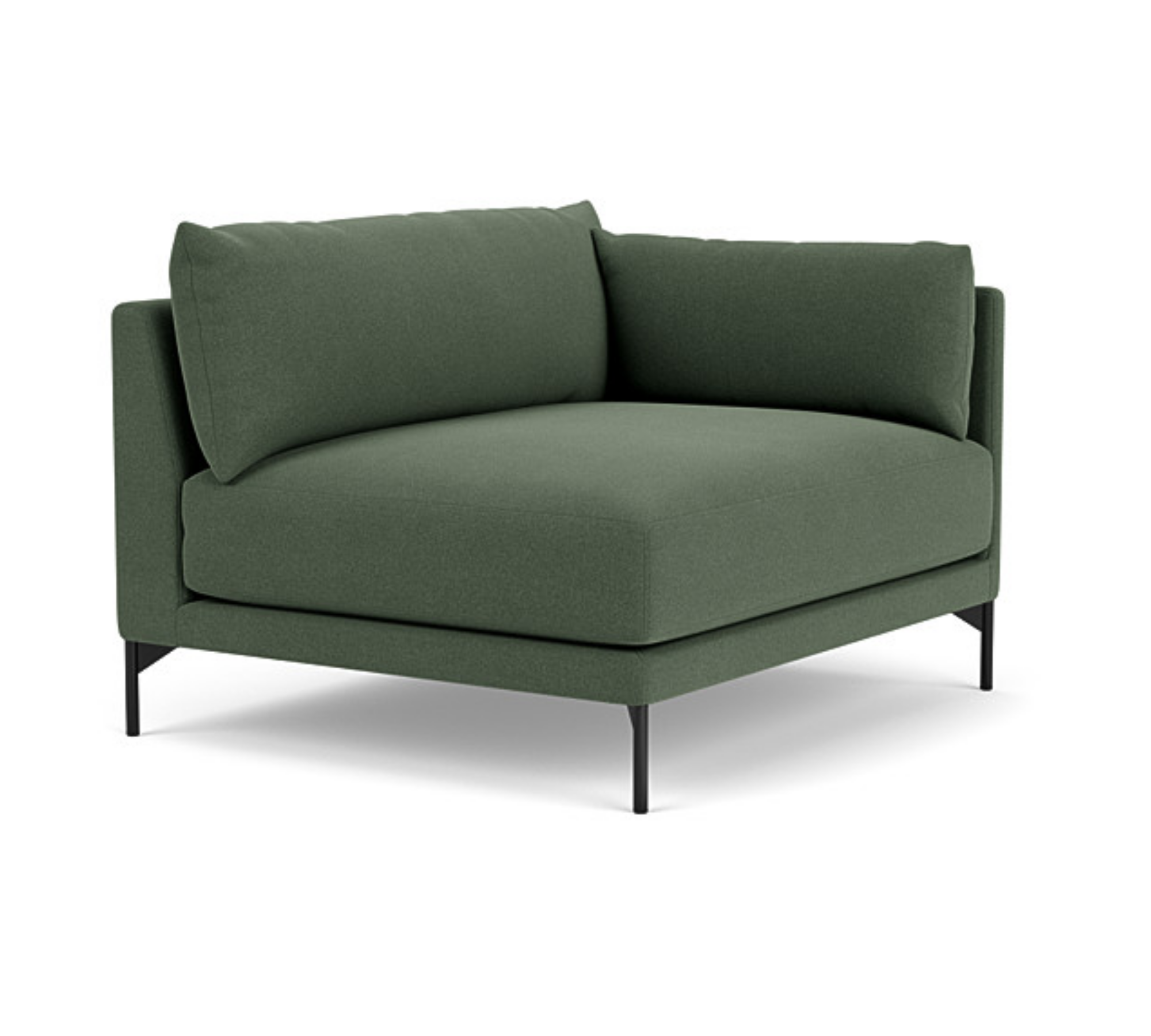 Vincent 1-Sitzer Modul Rechts Cura Dark Green