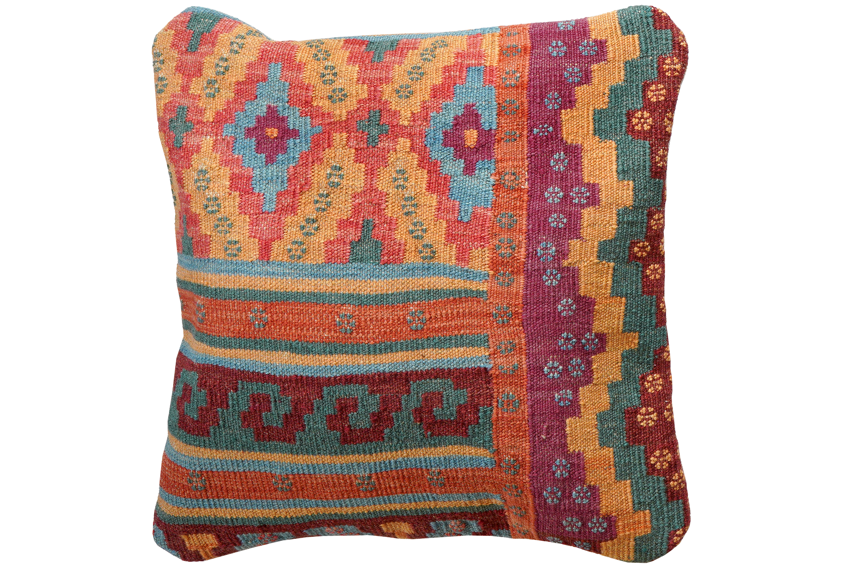 Kilim Kissenbezug Mehrfarbig