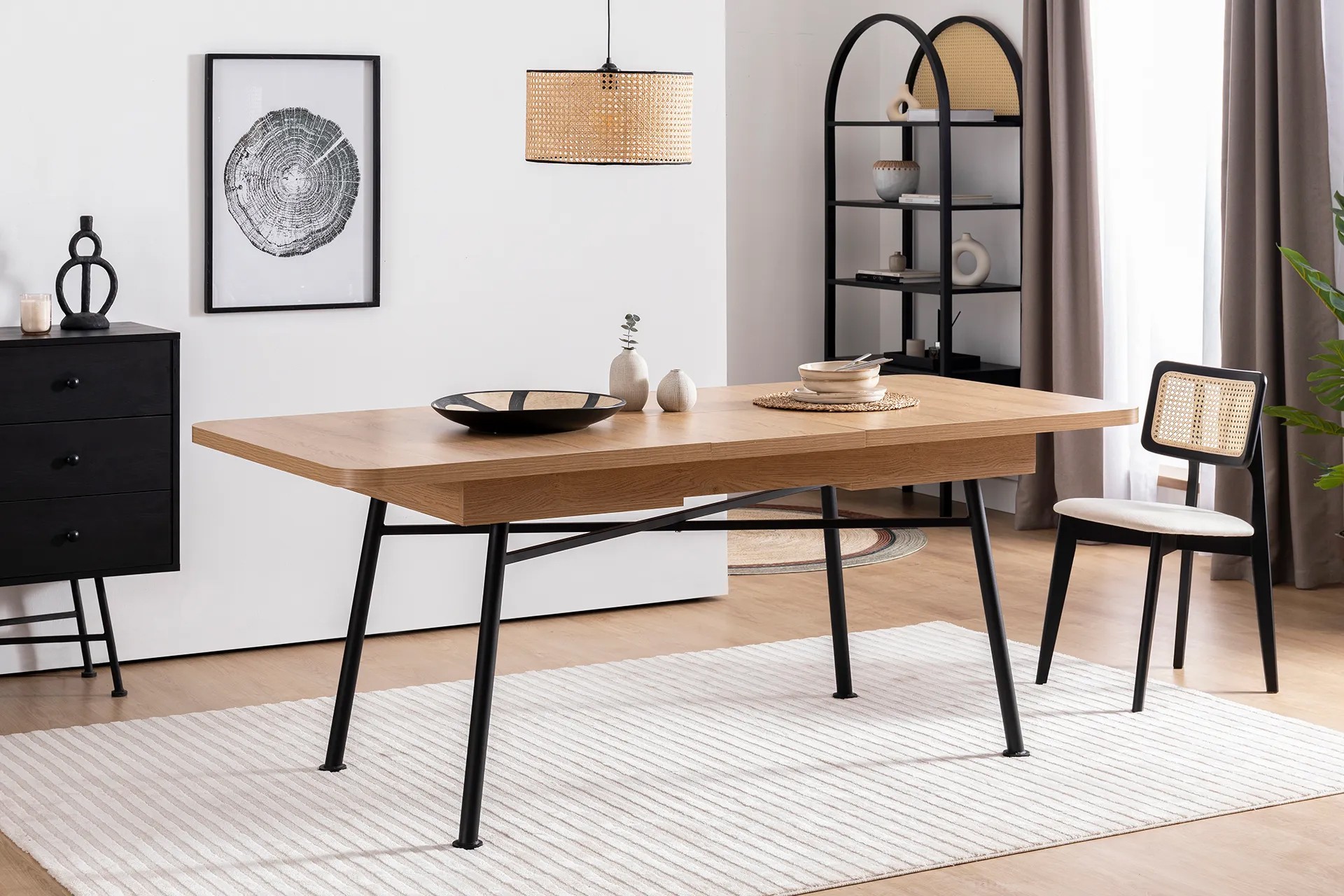Nala 198 Dining table Natural