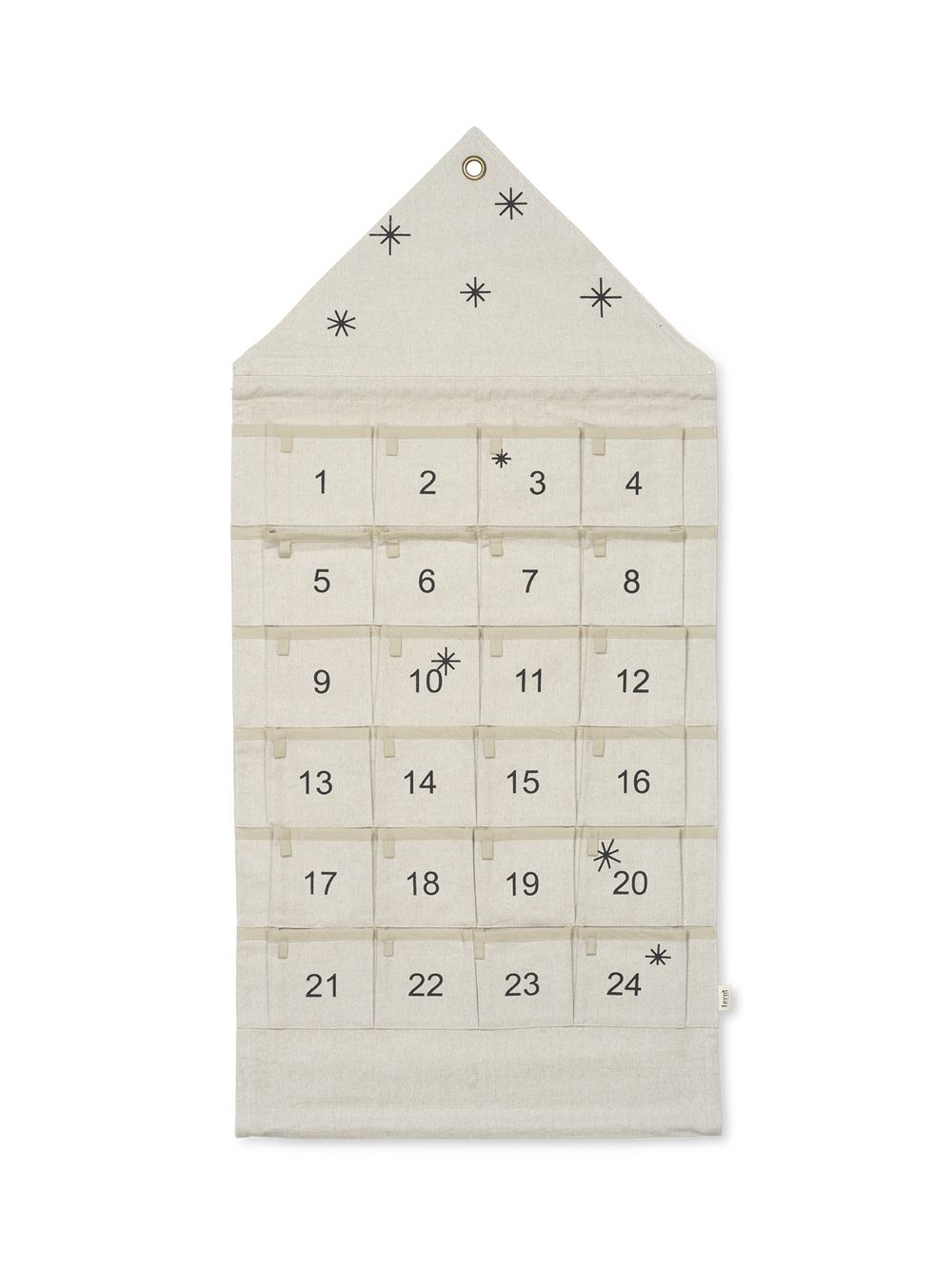 Star Adventskalender Beige