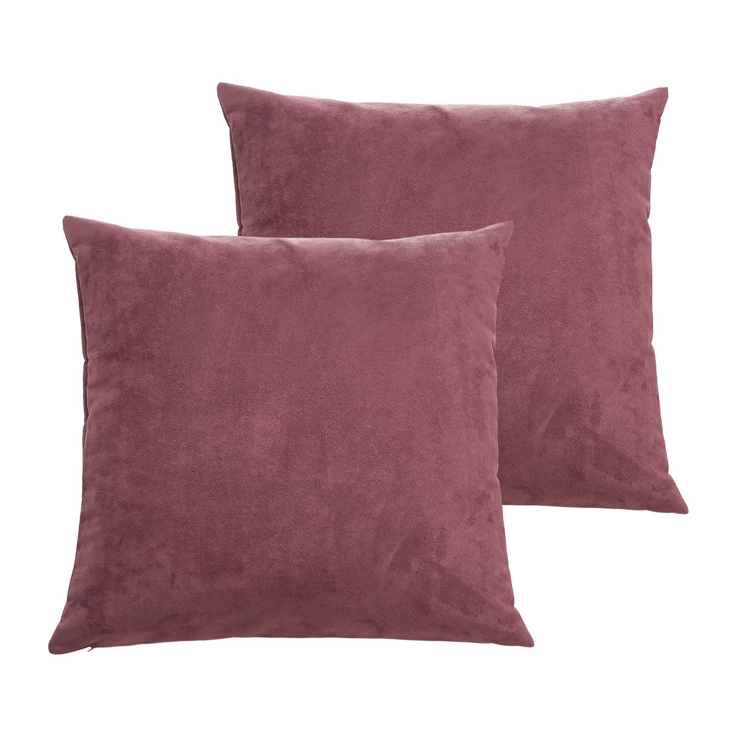 2x Alcatraz Pillowcase Synthetic fiber Old Rose 60 x 60 cm