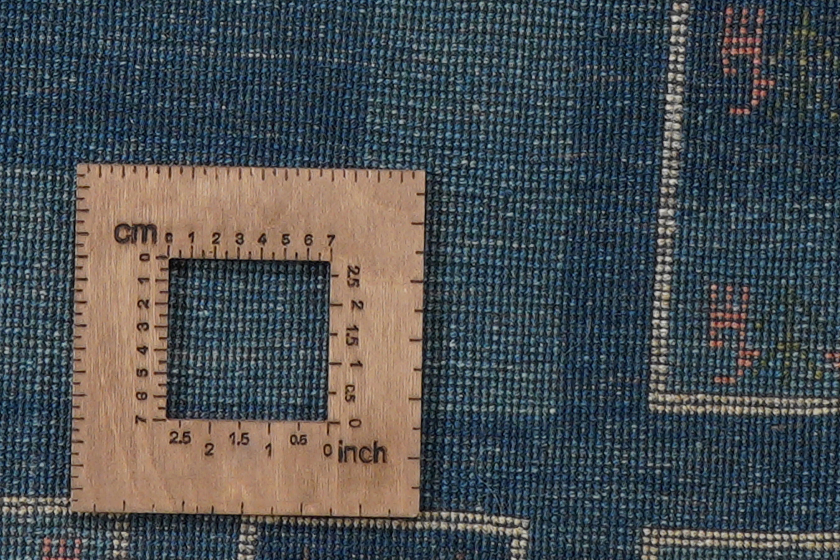 Rizbaf Gabbeh-Teppich Wolle Blau