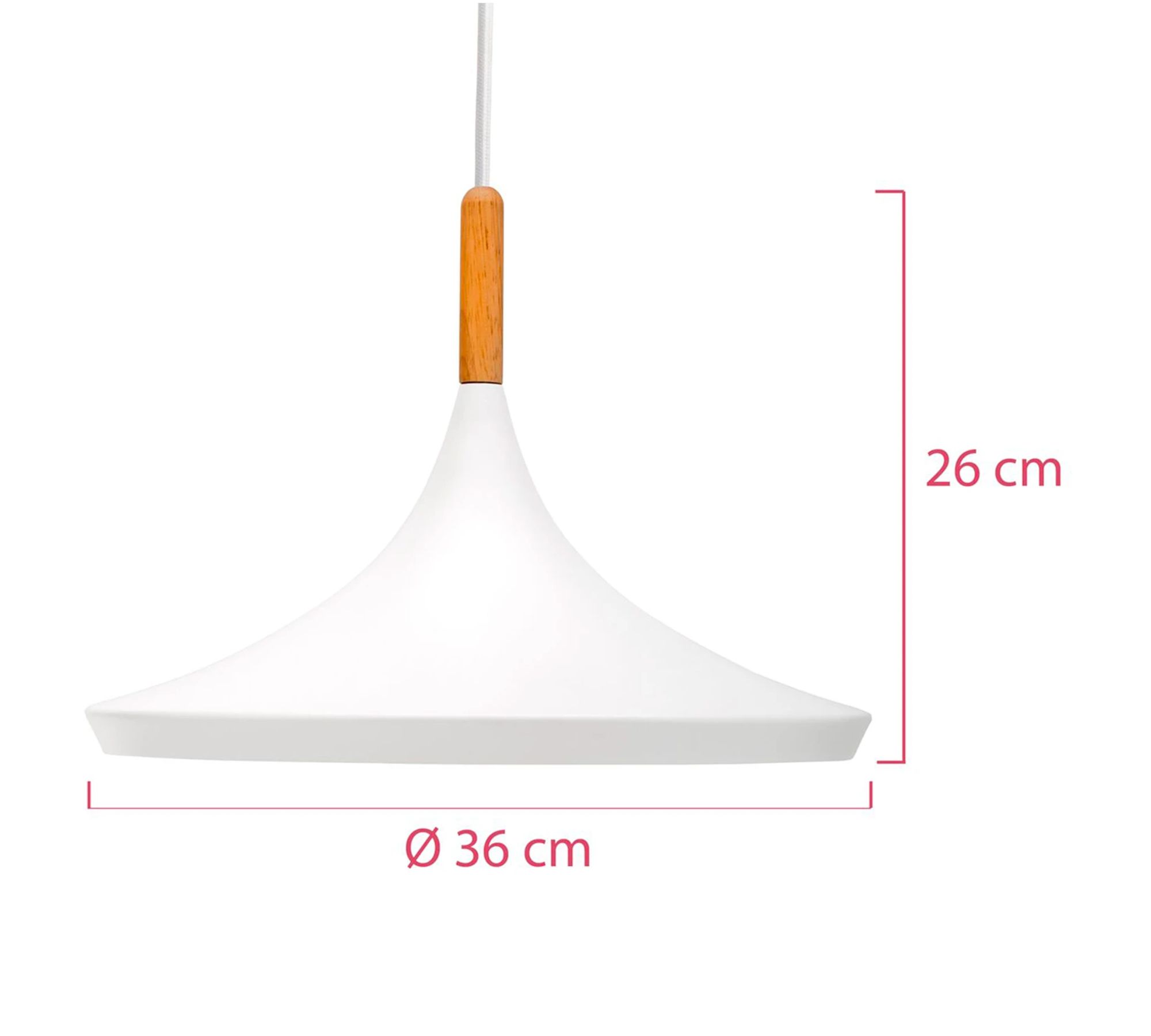 Pendant lamp 1-light aluminum