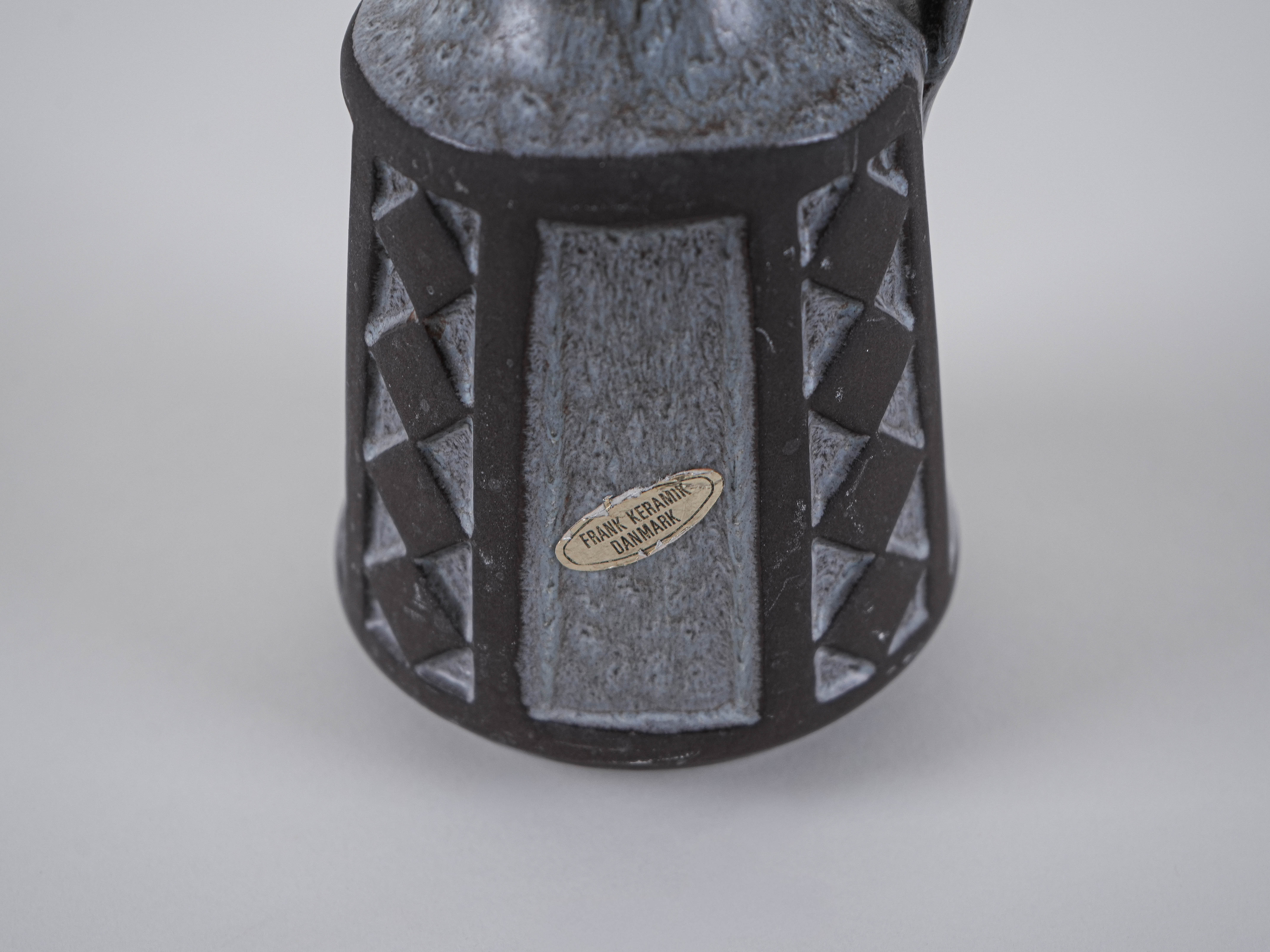 Ceramic vase 1970s Grey
