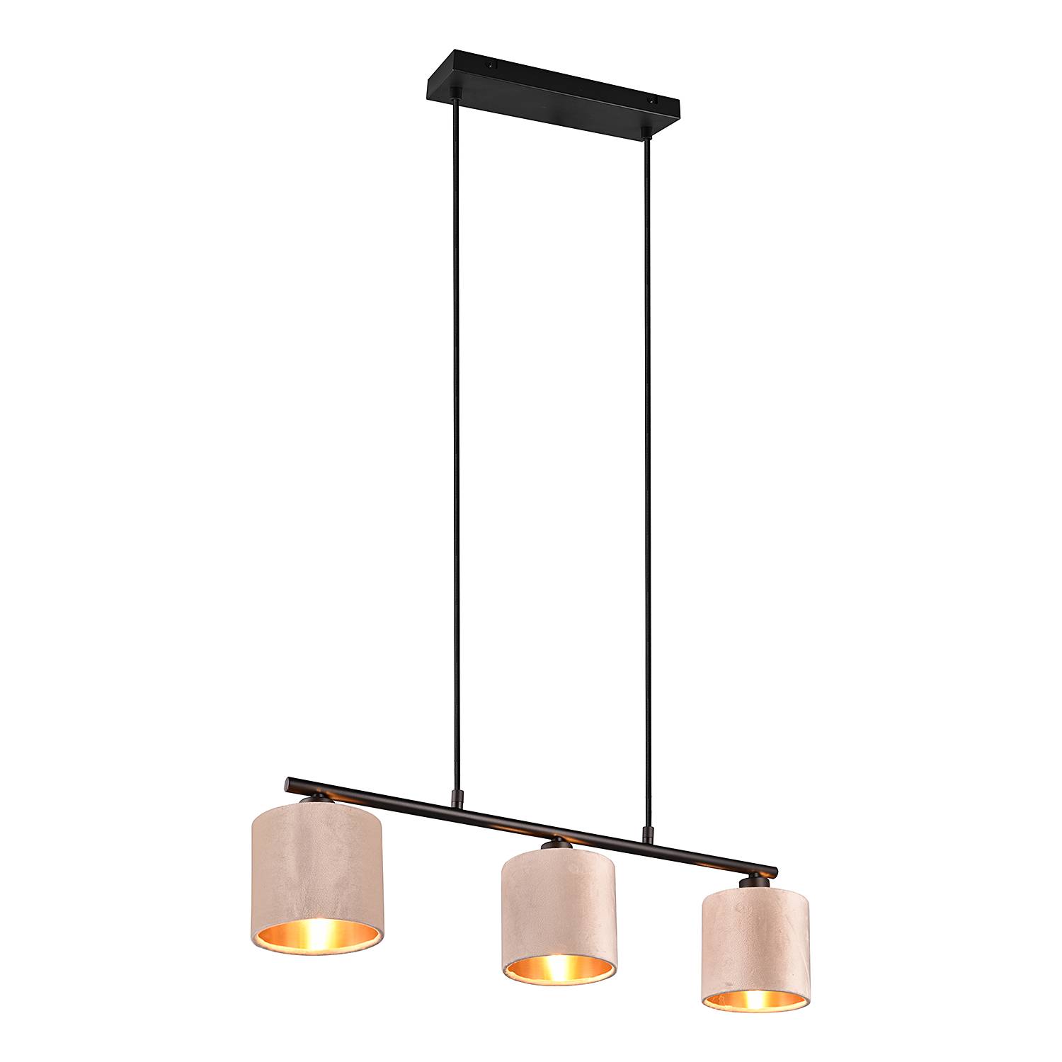 Julieta Pendant Lamp Web Fabric Iron 3-light