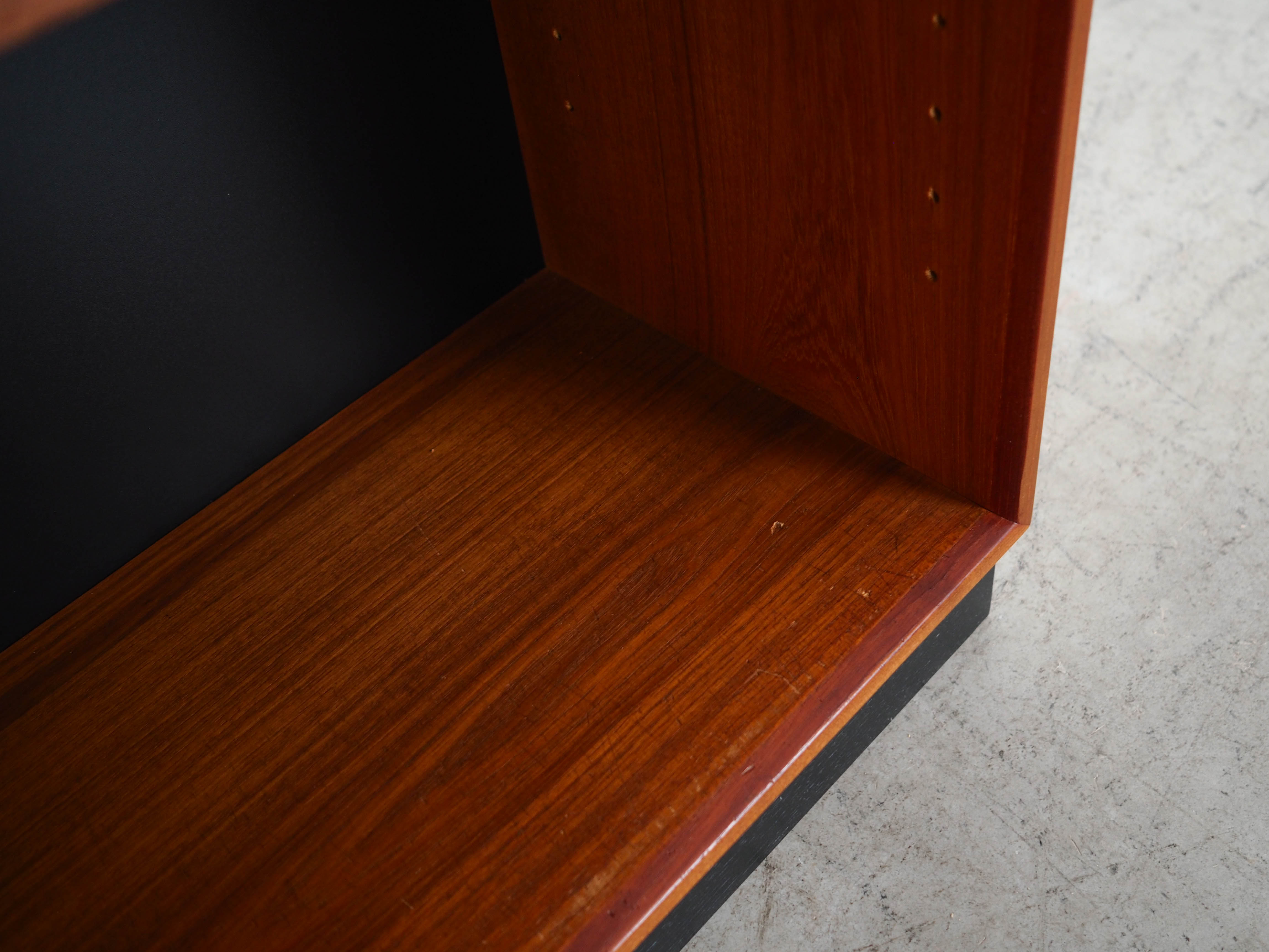 Bücherregal Teakholz 1970er Jahre