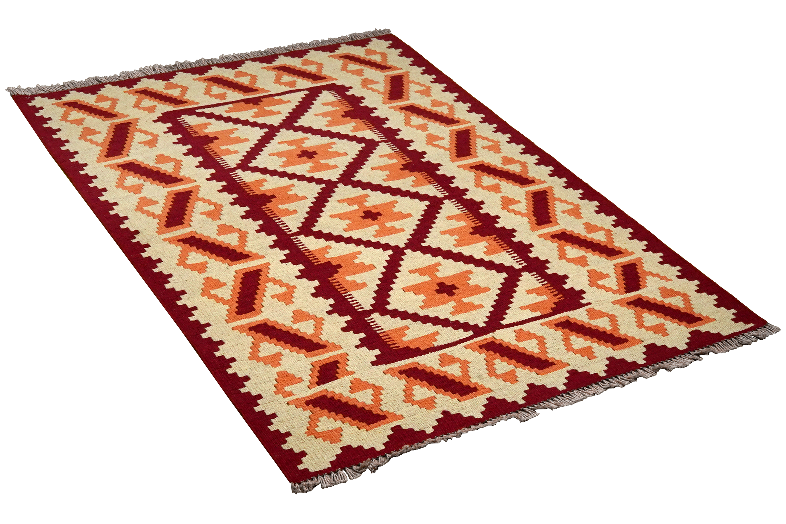 Kilim Gashgai Teppich Mehrfarbig