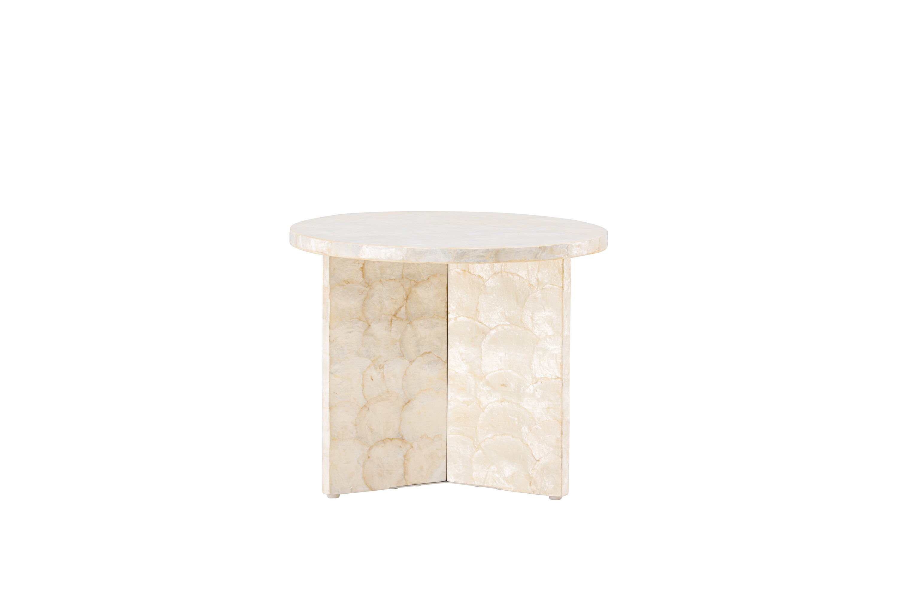 Smögen Coffee Table Capiz Natural ⌀40