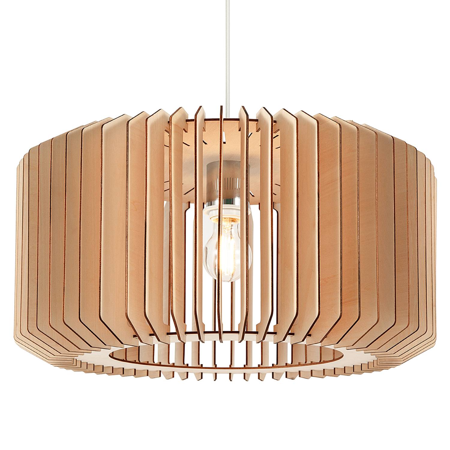 Asti Pendelleuchte Lindenholz 1-flammig