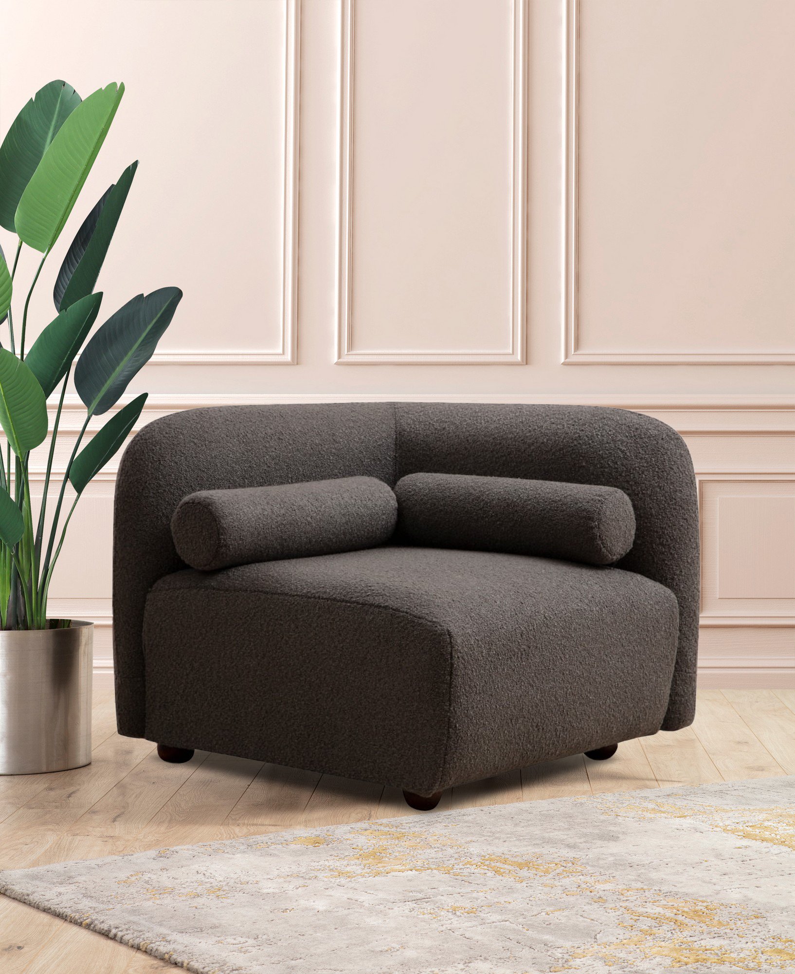 Viktor Armchair Dark Grey