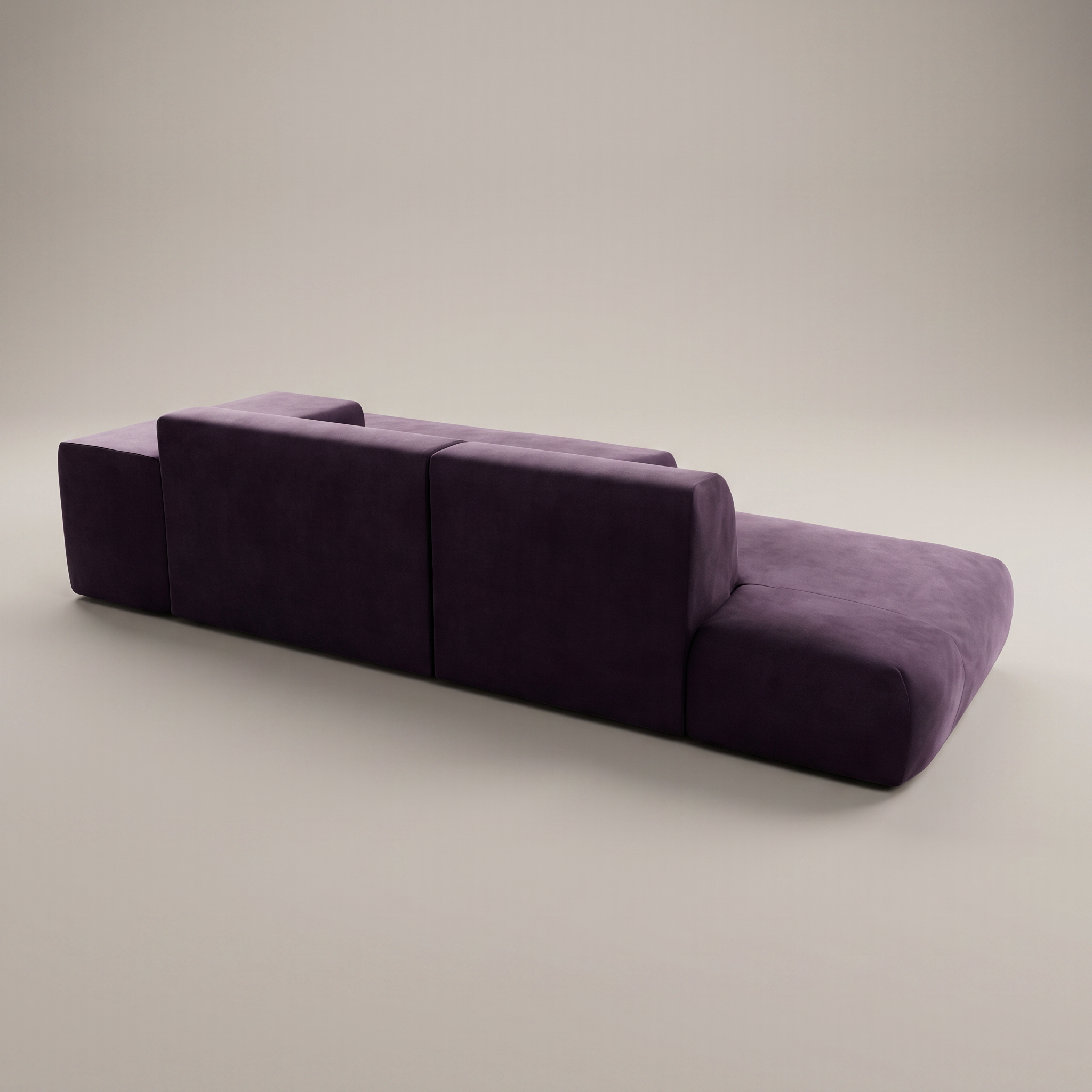 Pyllow Sofa Samt Veilchenlila