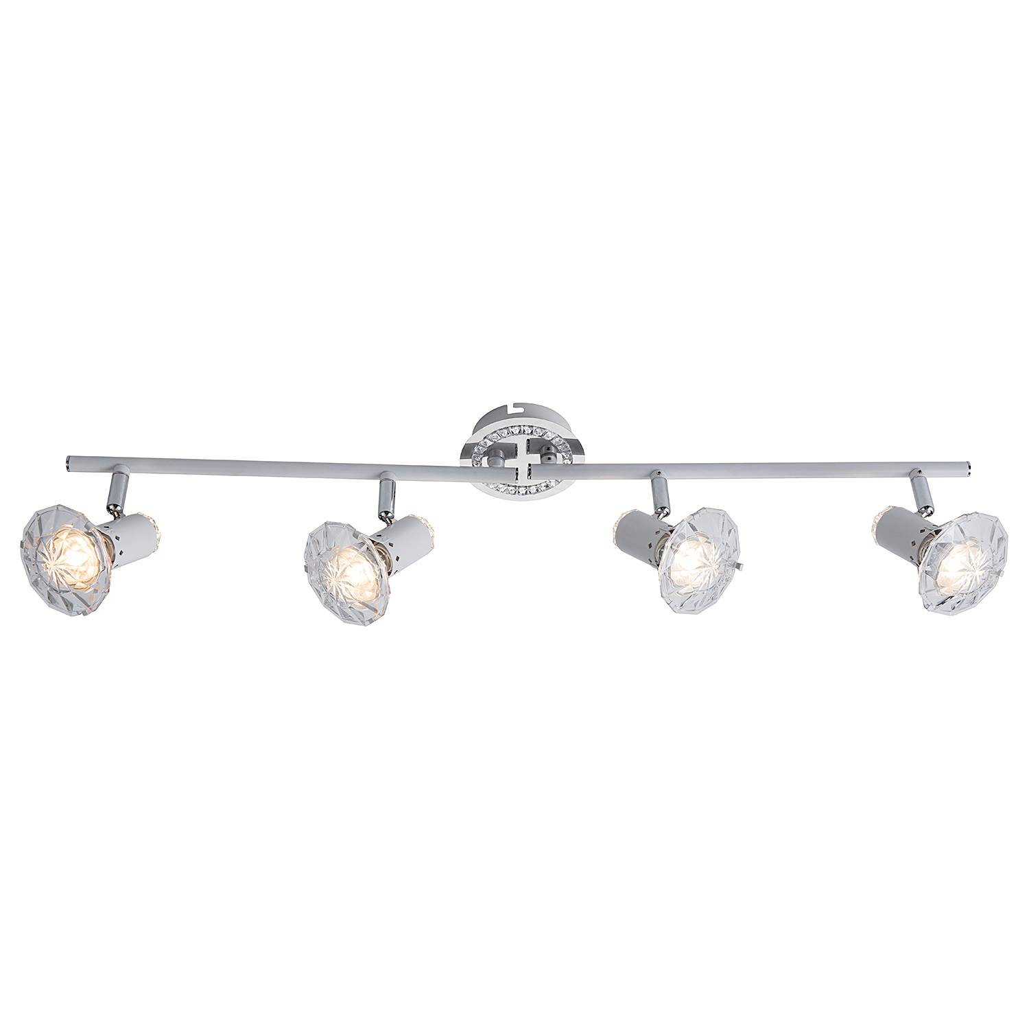 LED Deckenleuchte Nathaniel 8-Flammig Eisen Acrylglas
