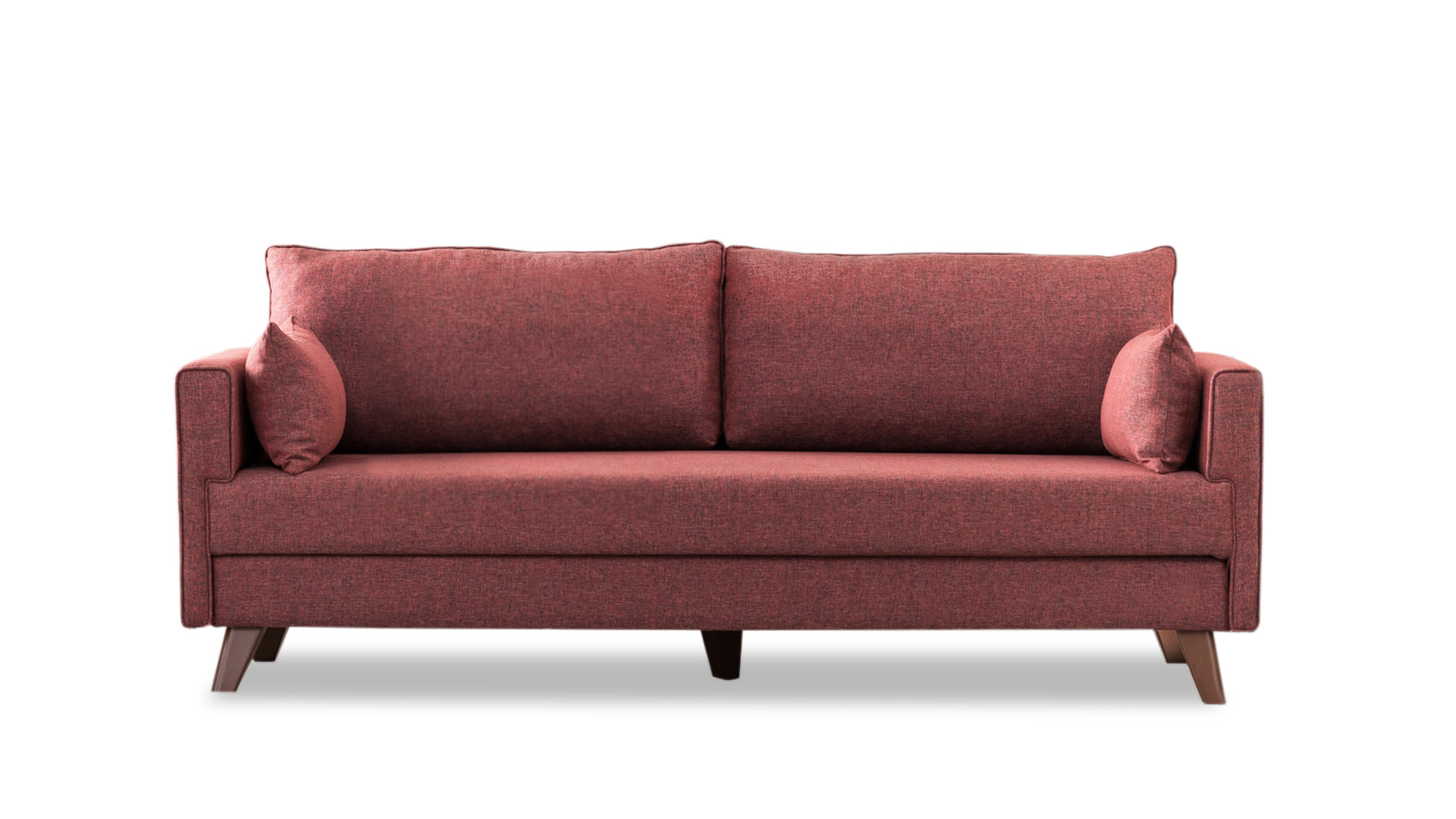 Bella Sofa 3-Sitzer Rot