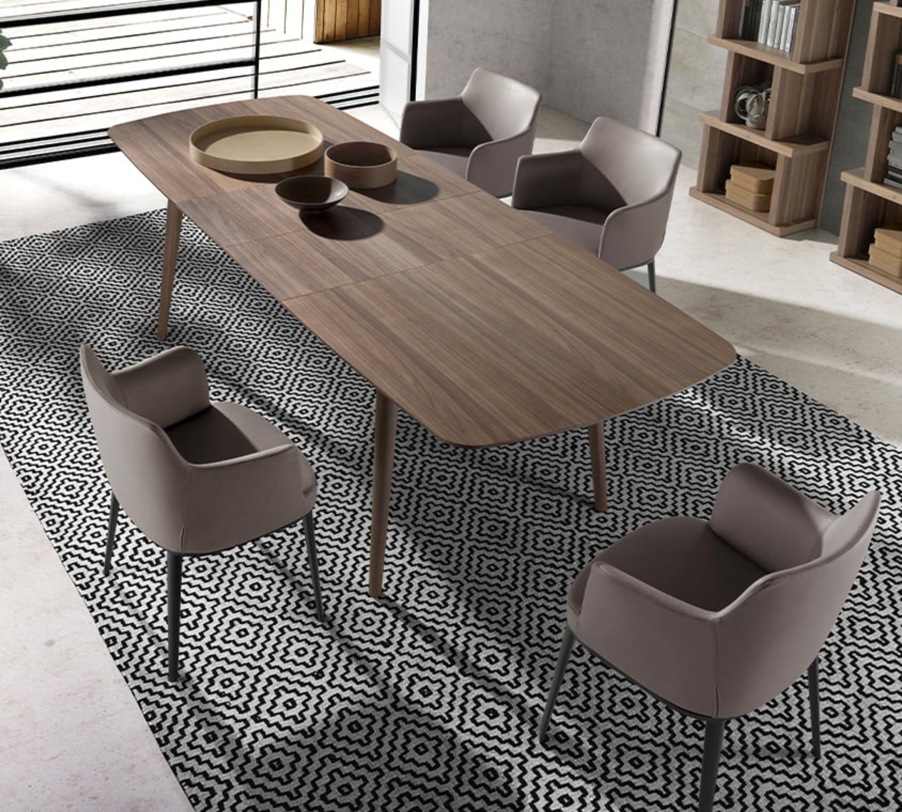 Sedia con braccioli acciaio inox grigio