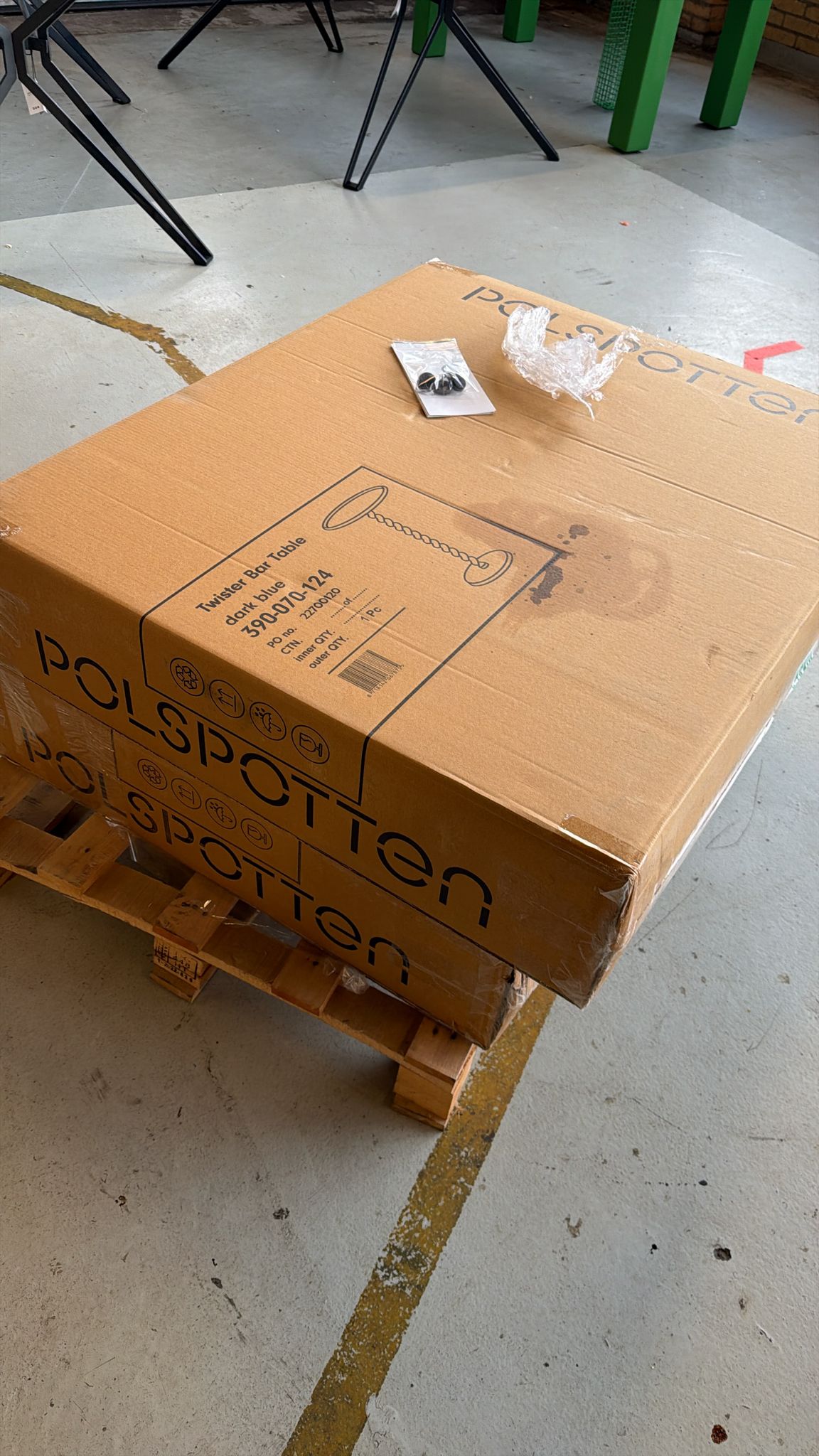Bar Table Polspotten Dark Blue