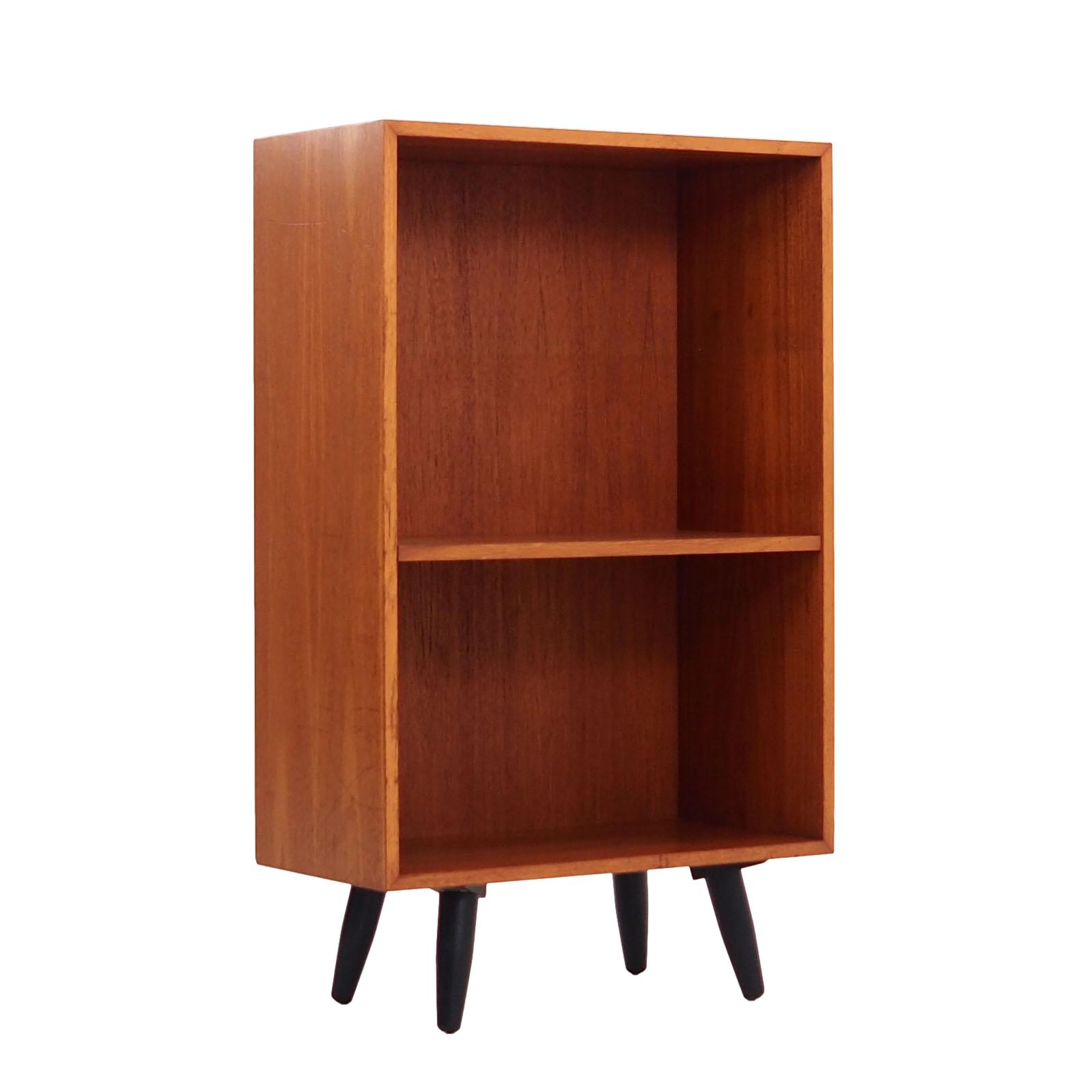 Libreria in teak marrone anni '70
