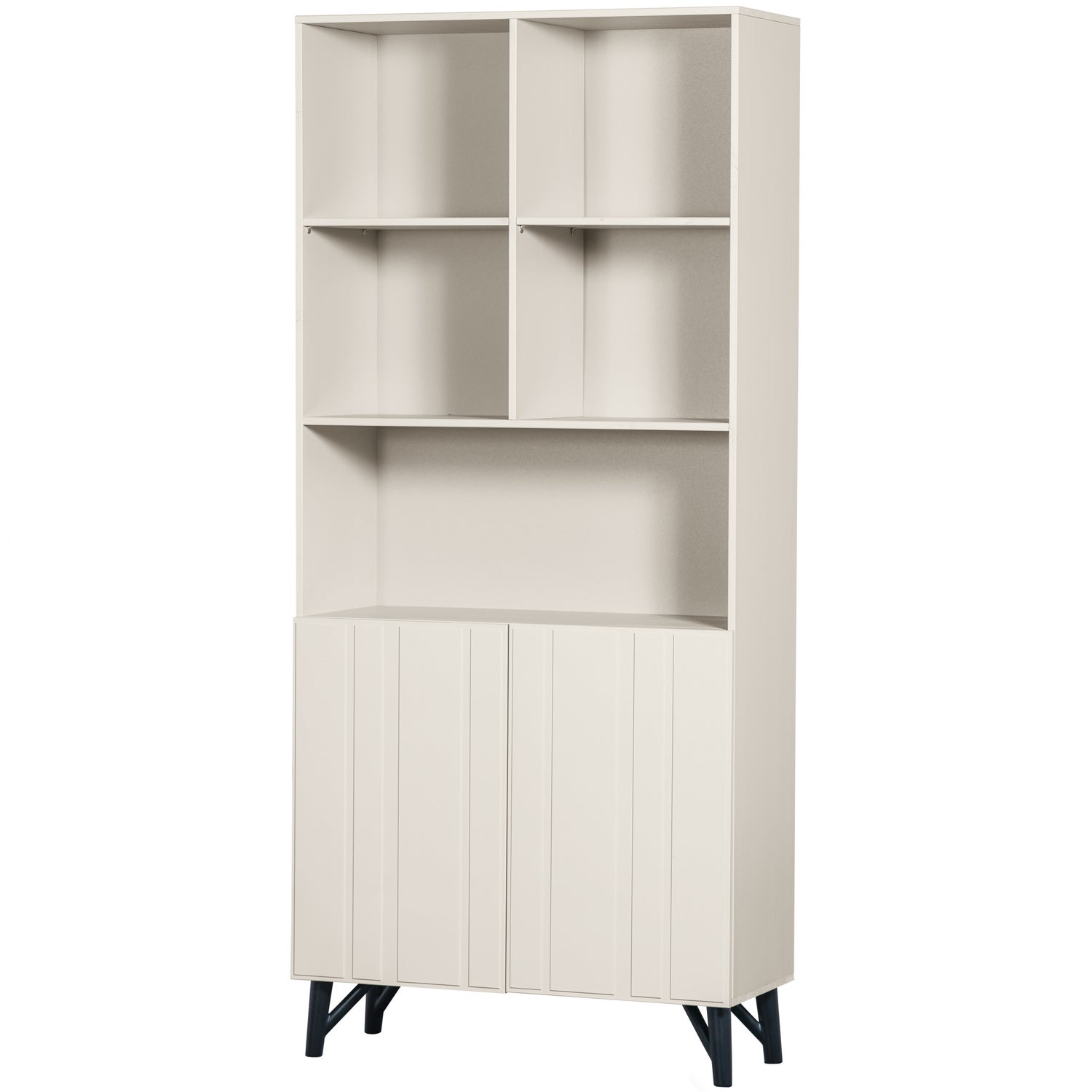 Miller 2-Türiges Regal mit Schrank