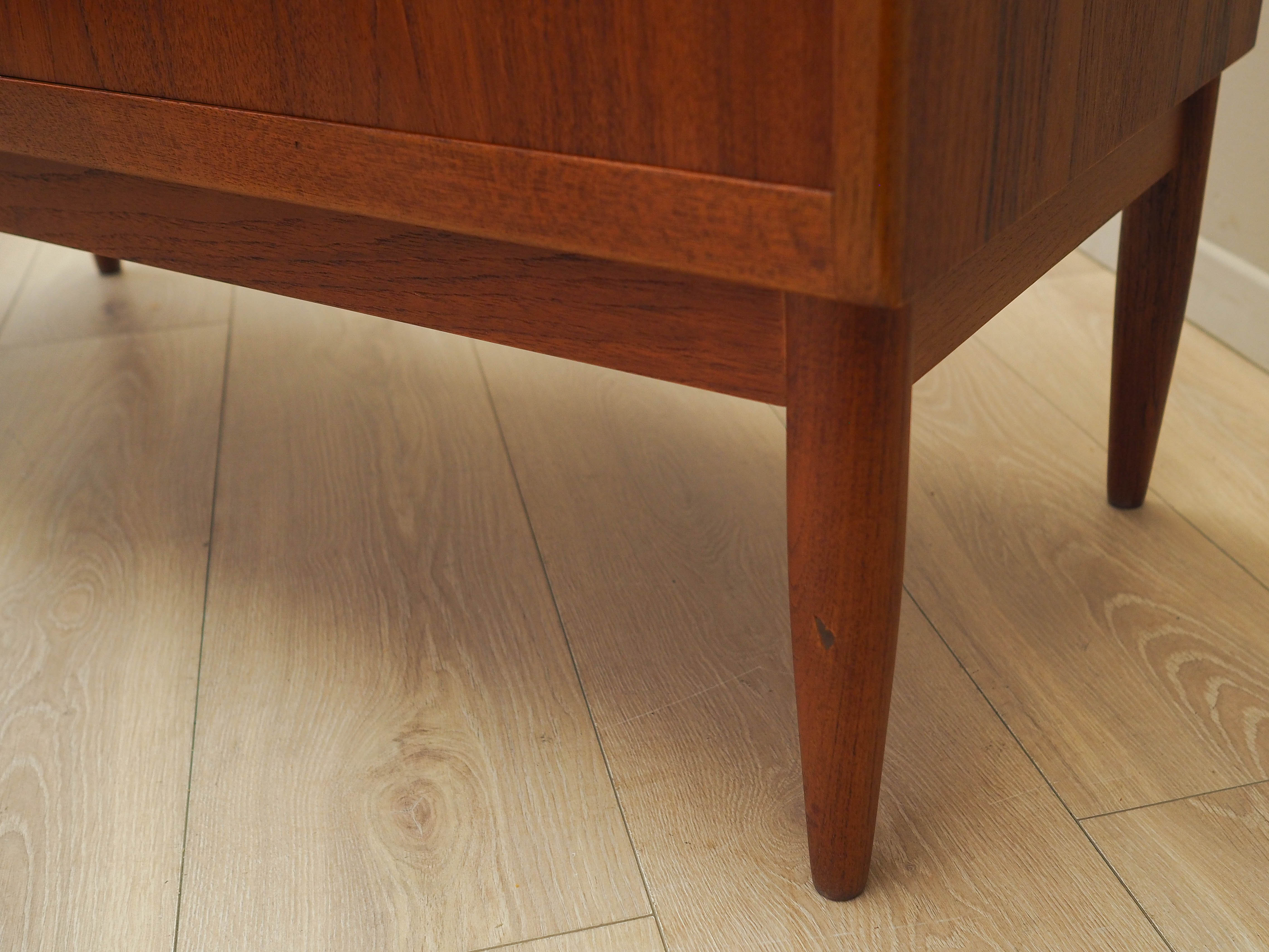 Secretaire in teak anni '60 marrone