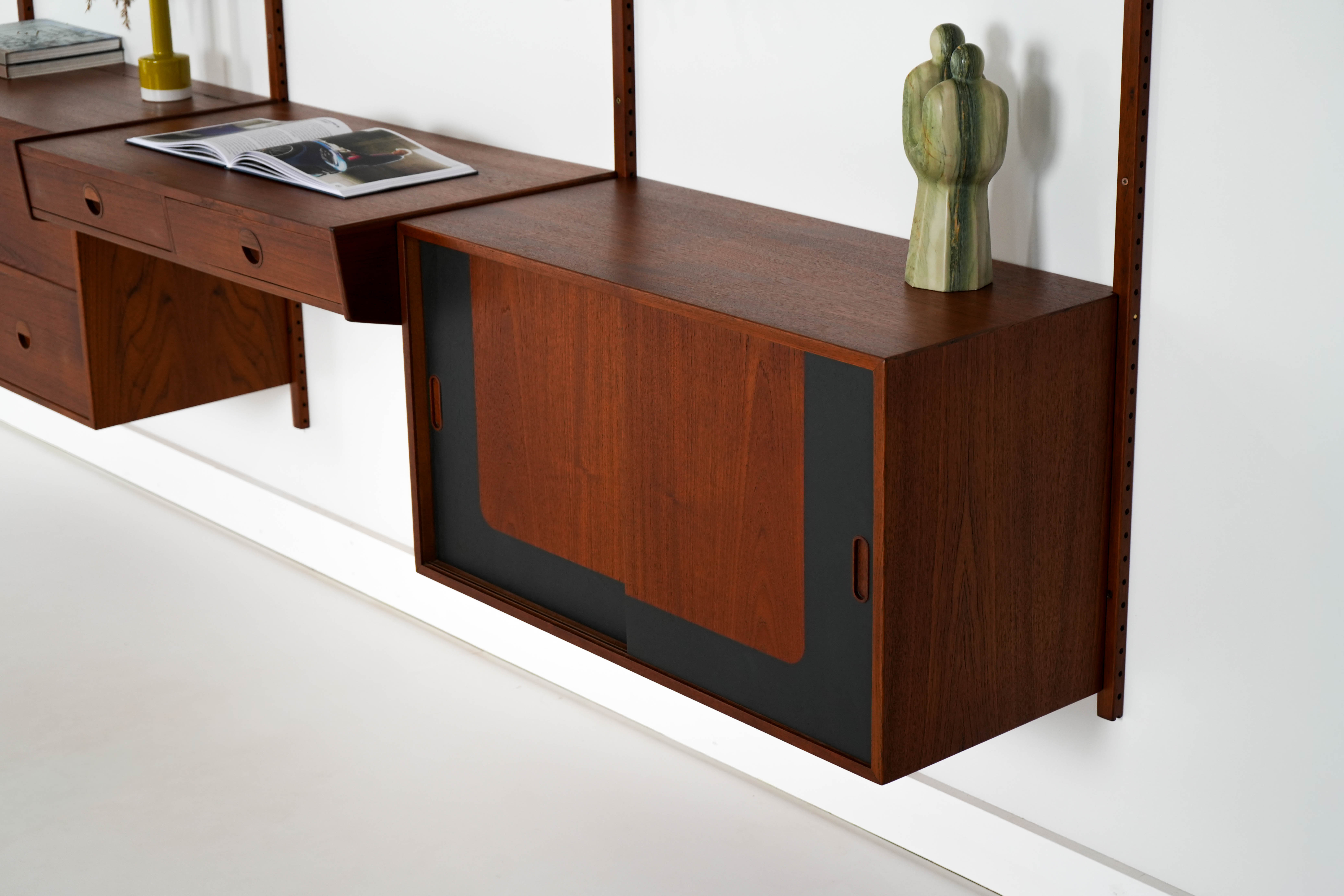 Modulares Teak-Regalsystem 60er Jahre Hansen & Guldborg