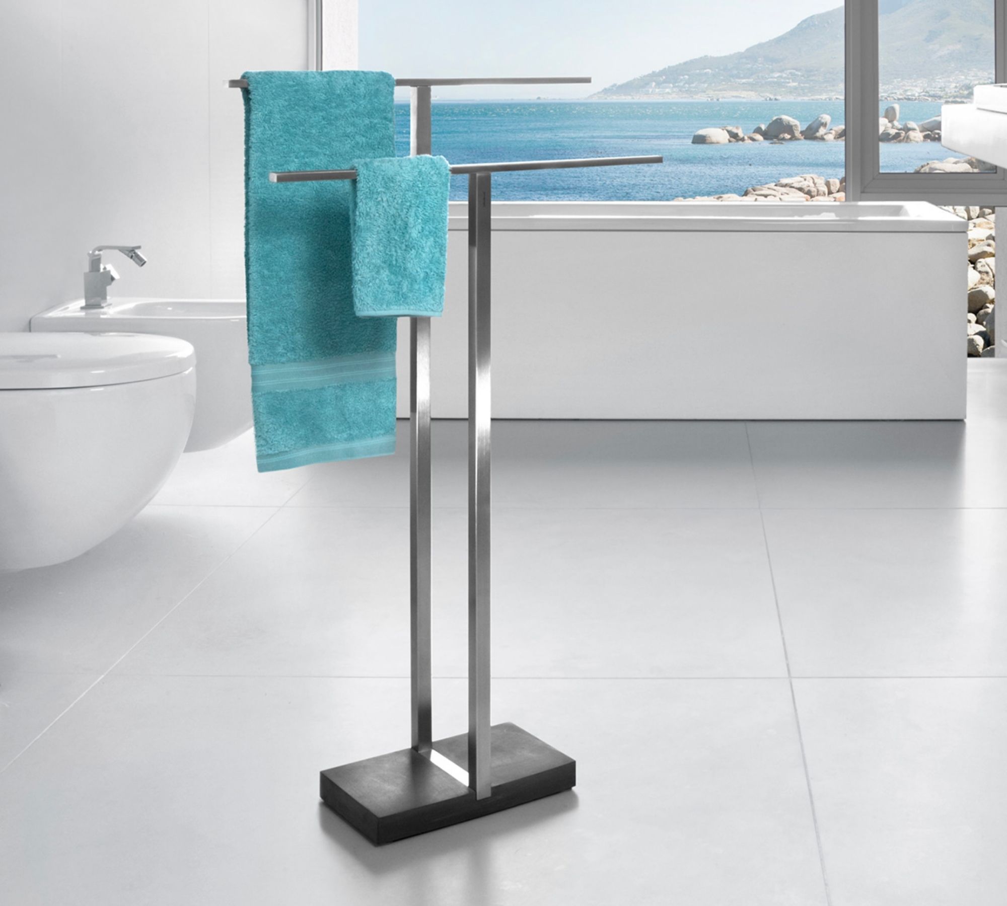 Menoto Handtuchständer Edelstahl Poliert 68664