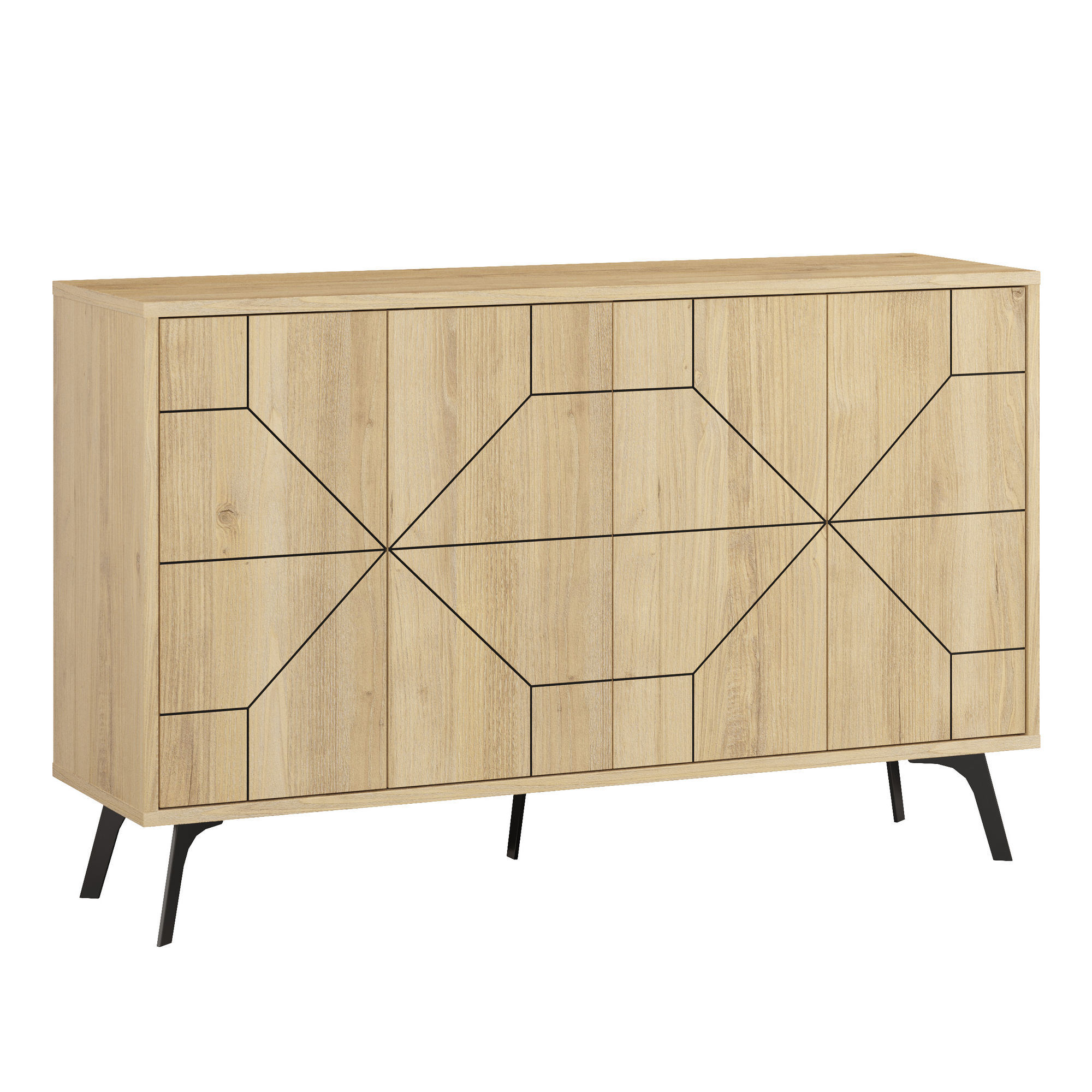 Dune Kommode Oak 123cm x 62.4cm