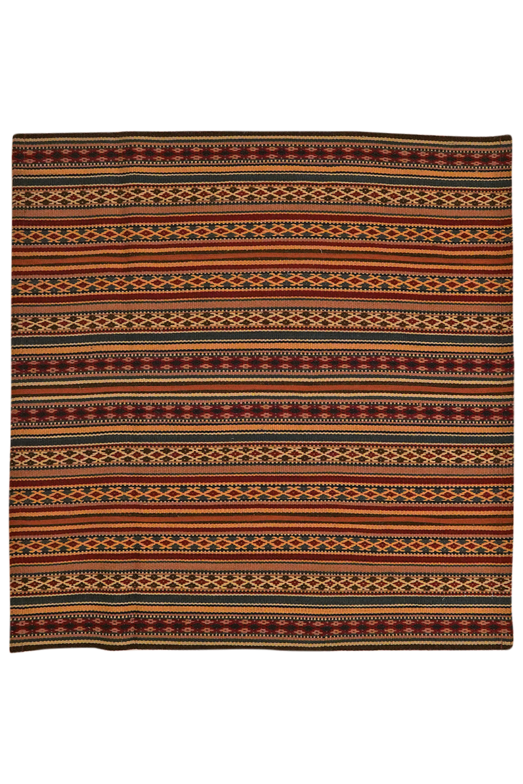 Kilim Gashgai Teppich Braun