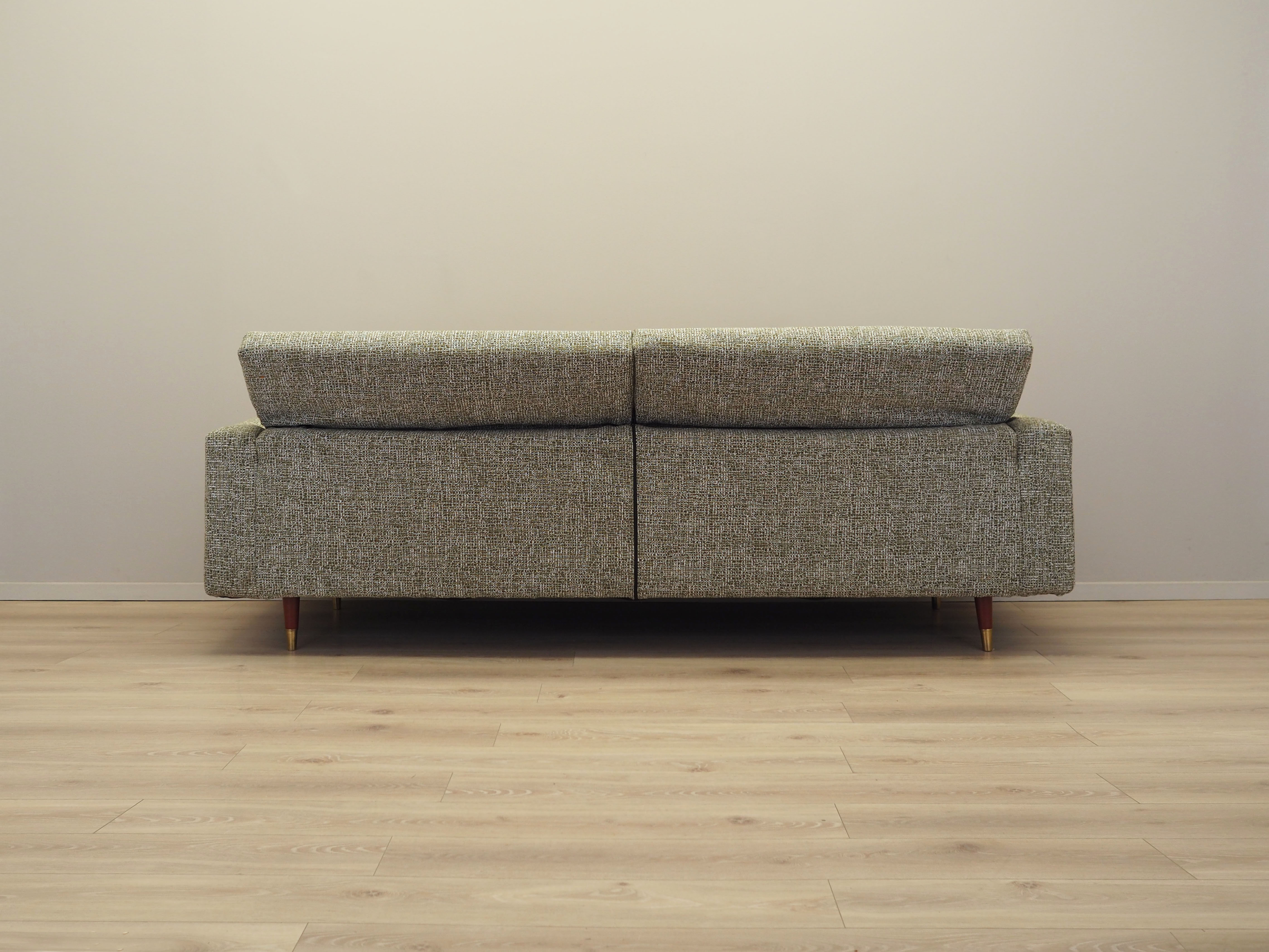3-Sitzer Sofa Grün 1970er Jahre