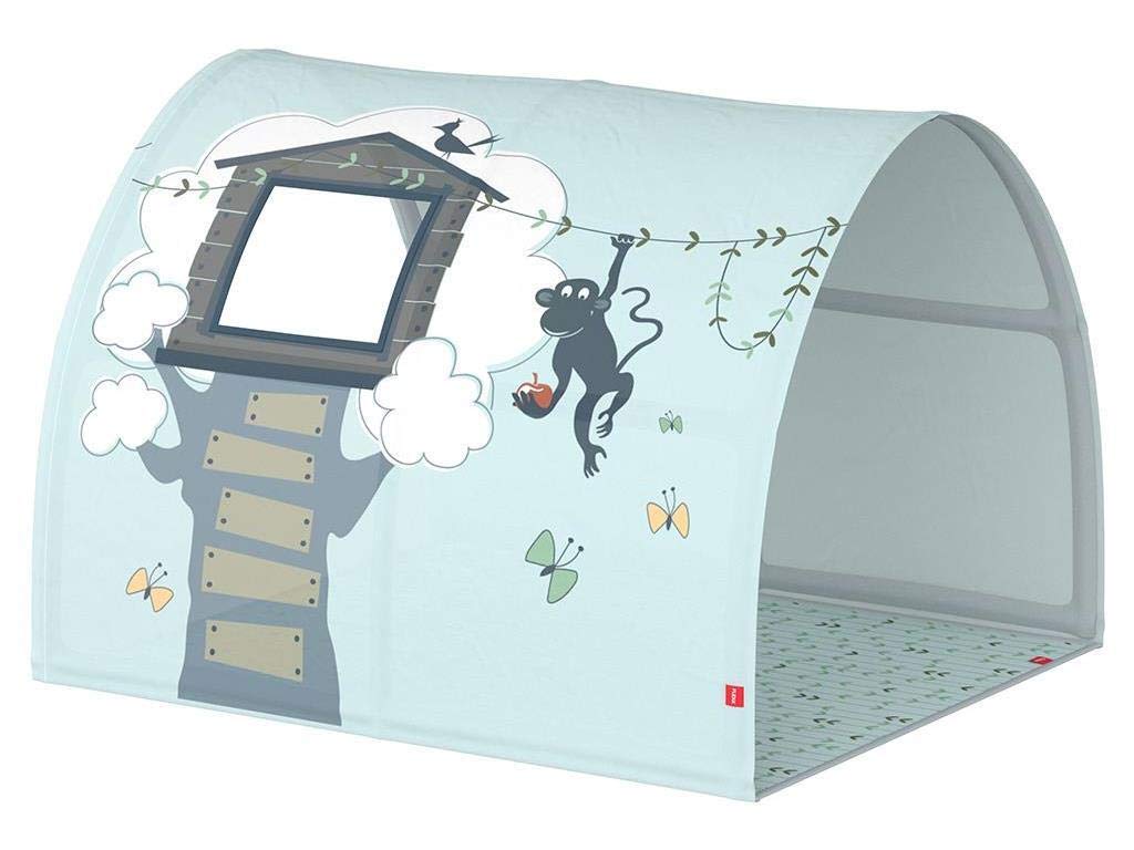 Safari Spieltunnel Baumwolle Blau