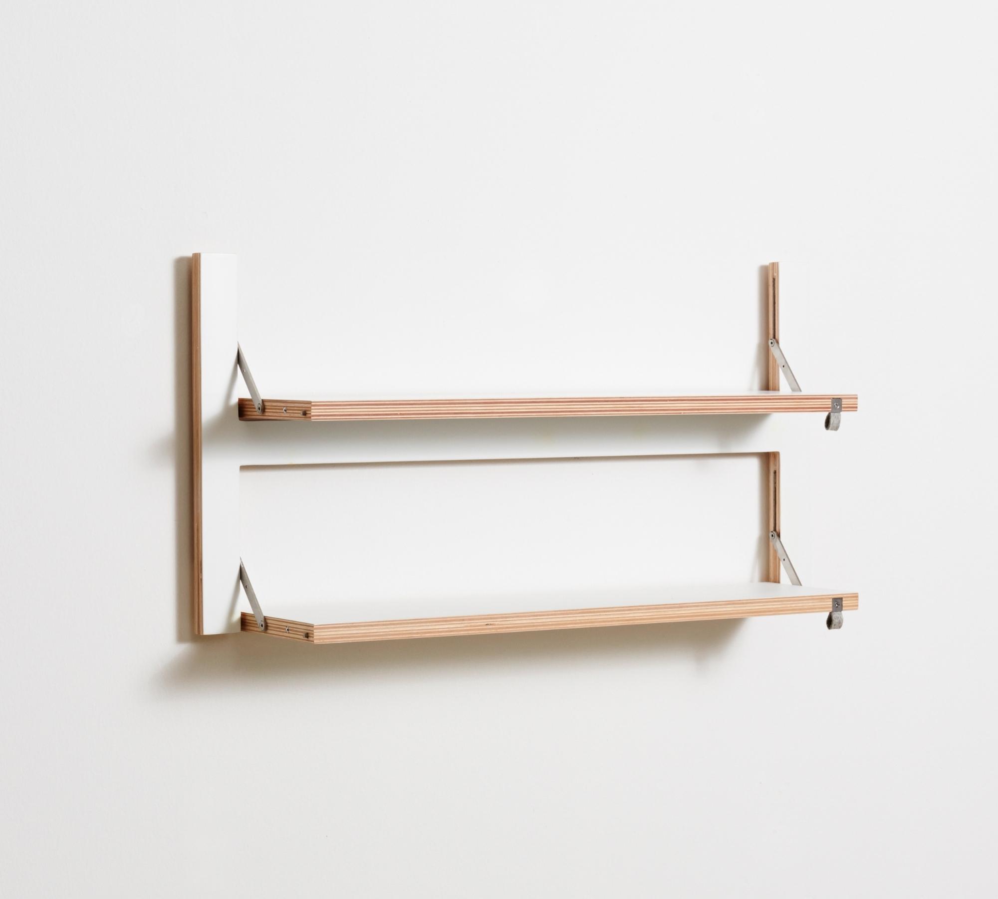 Fläpps Regal Holz Weiß 80 x 40 cm