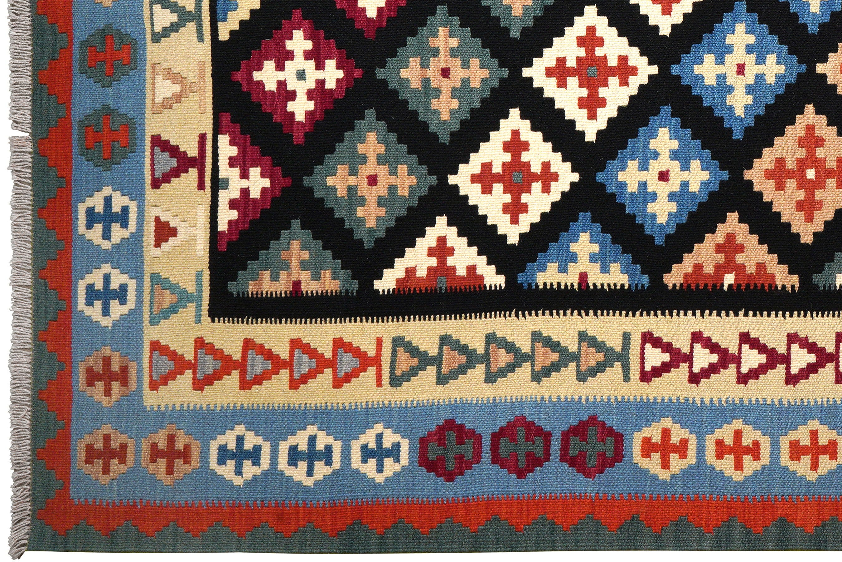 Kilim Gashgai Teppich Mehrfarbig