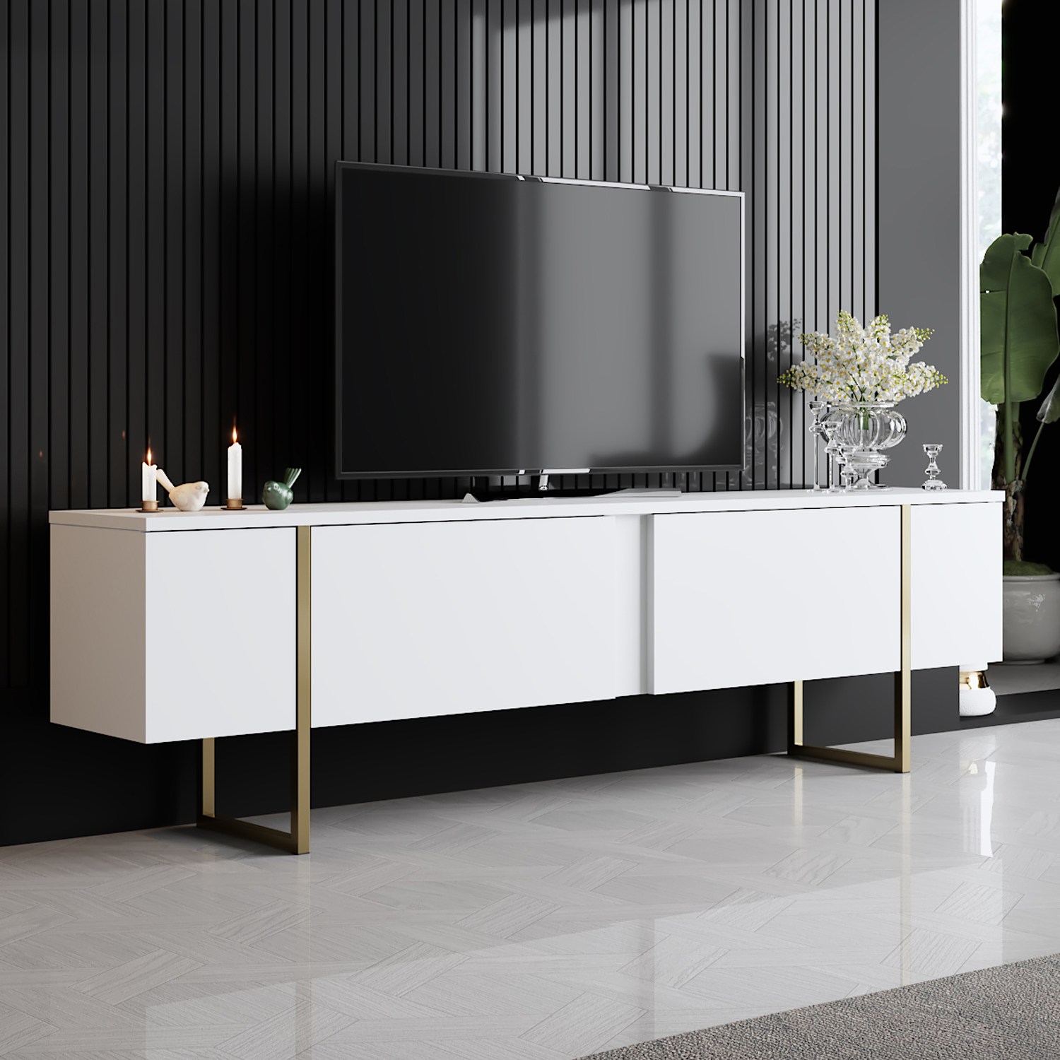 Luxe Konsole Weiß