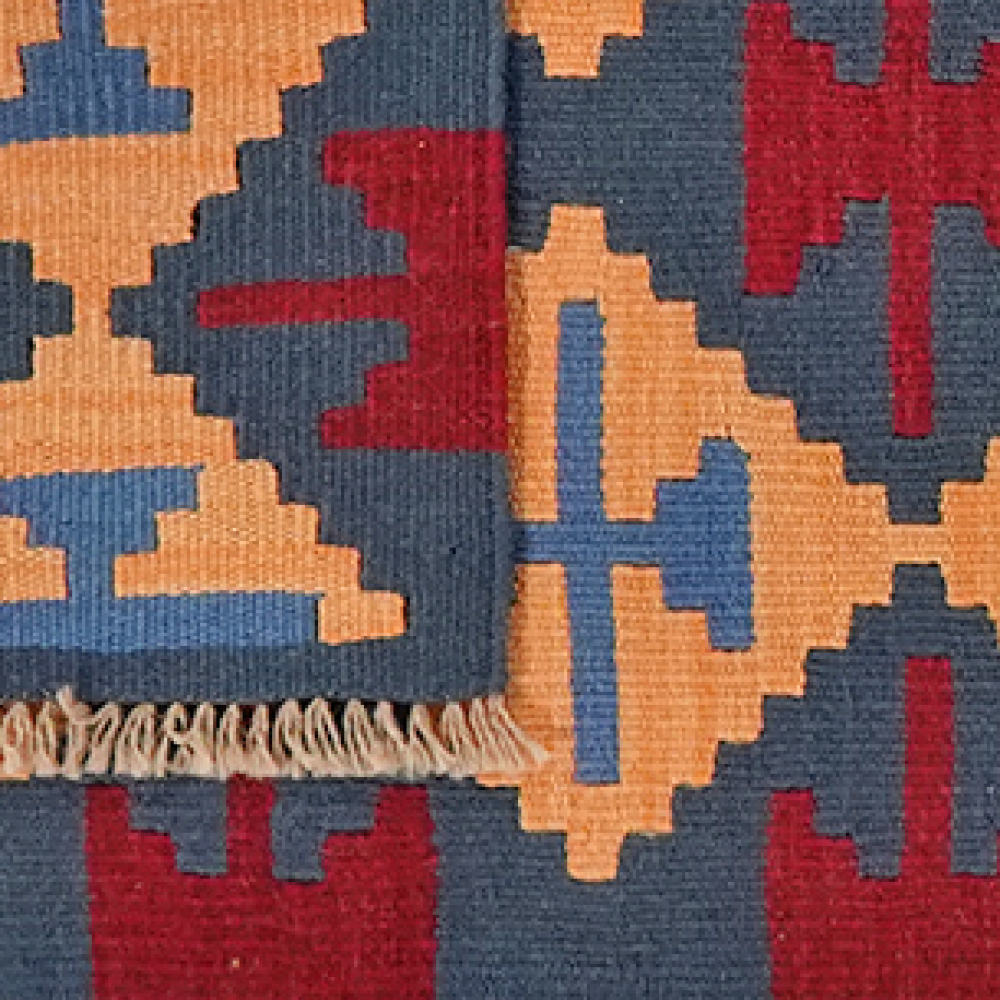 Kelim Gashgai Wool Multicolored