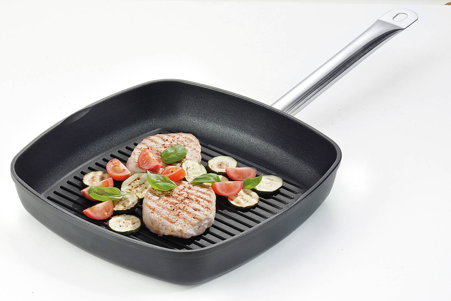 Grill pan Traditional Aluminum / Stainless Steel Black