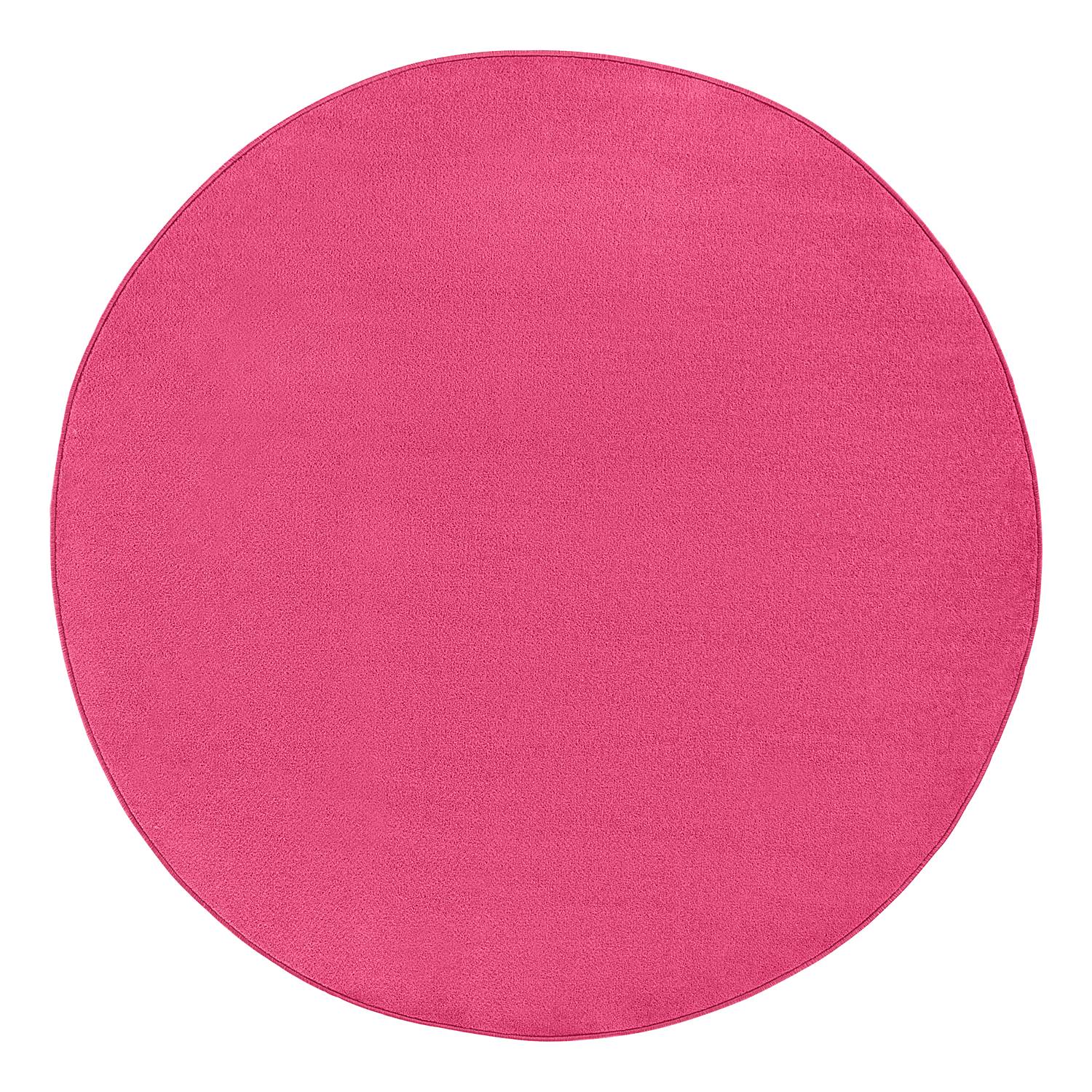 Fancy Circle Kurzflorteppich Mischgewebe Fuchsia 133 cm