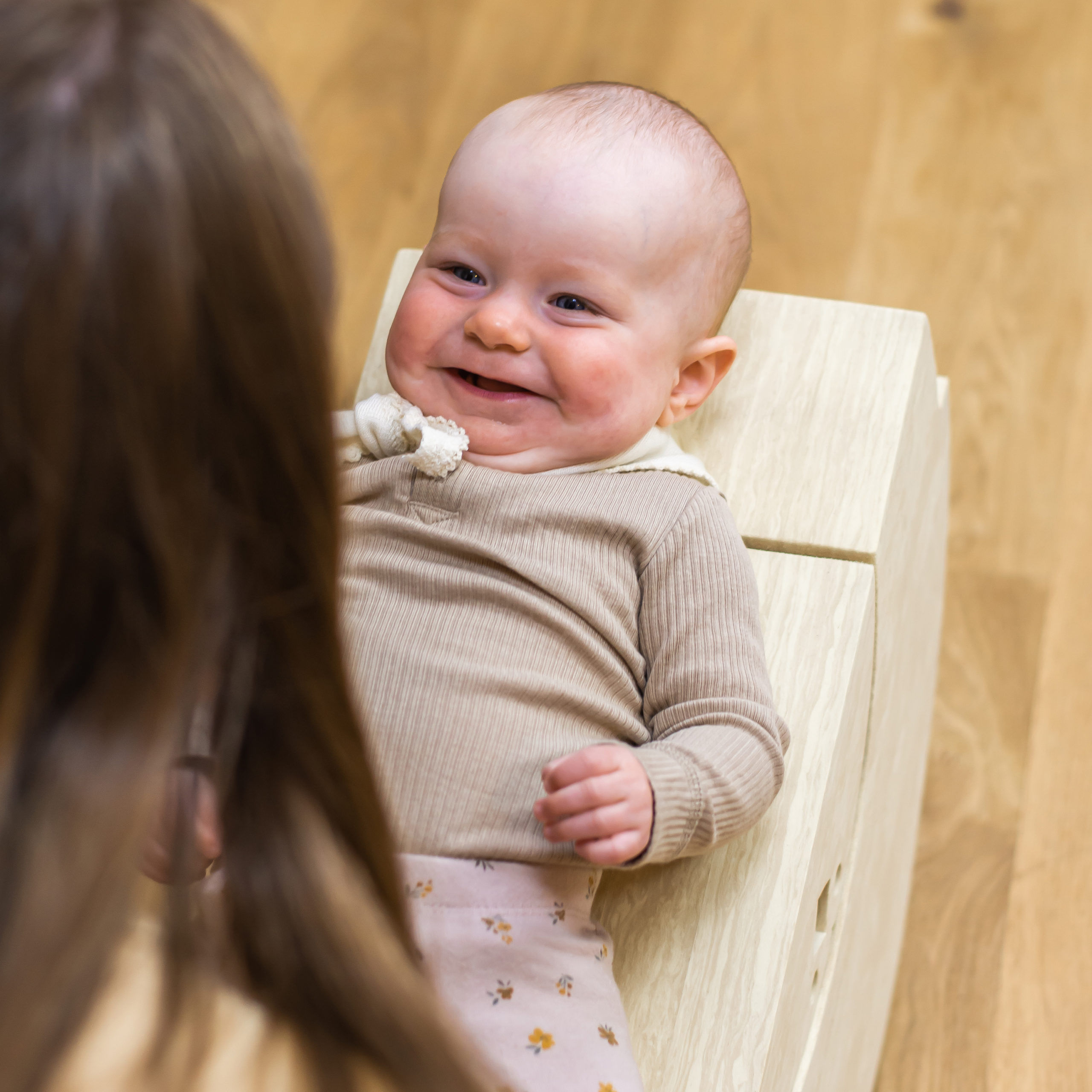 Elefant Großer Hocker Sand