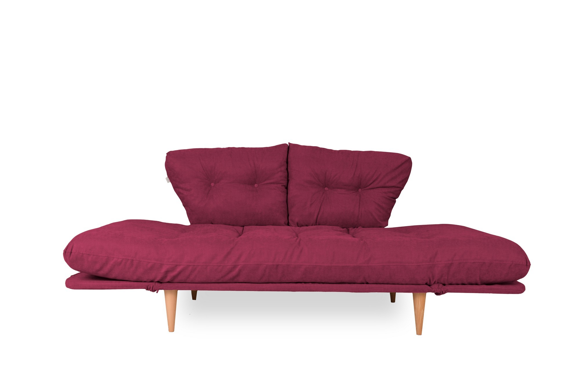 Nina Daybed Schlafsofa 3-Sitzer Dunkelrot