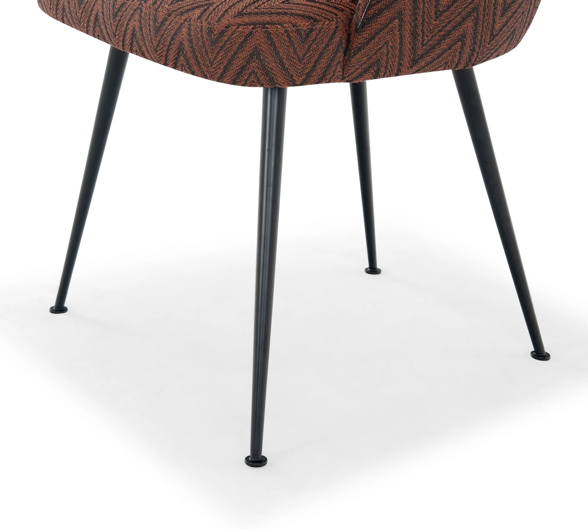 Holly Esszimmerstuhl Danilo Zigzag Burnt Mocca