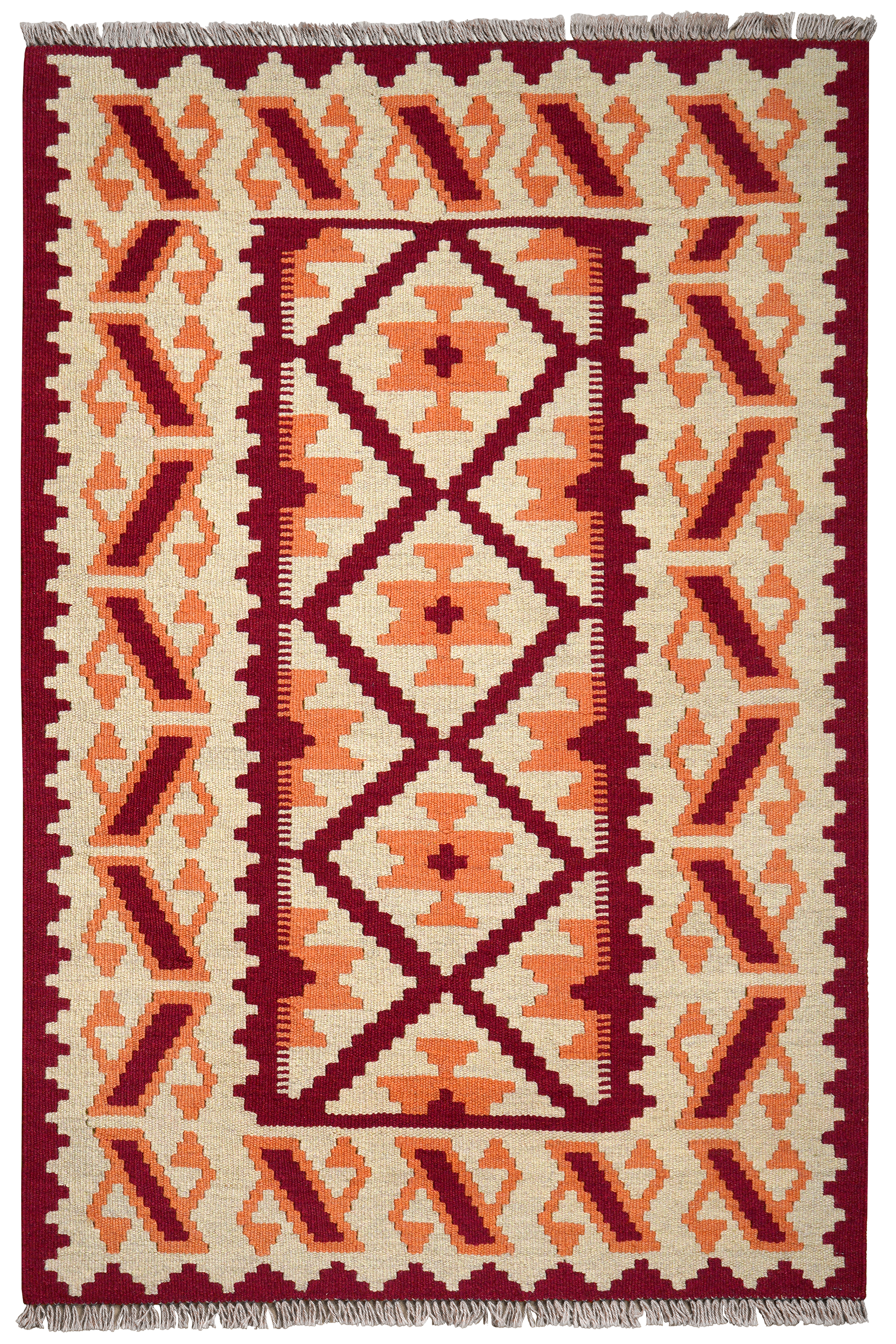 Kilim Gashgai Teppich Mehrfarbig