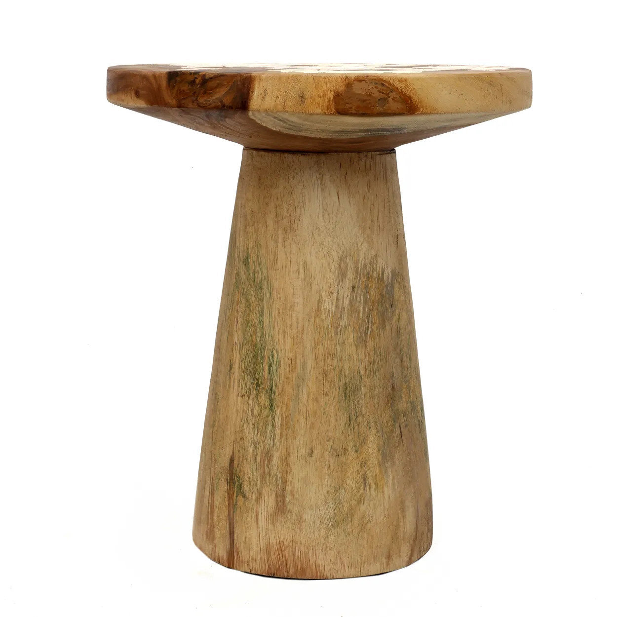 The Timber Conic Side Table Natural ø50cm